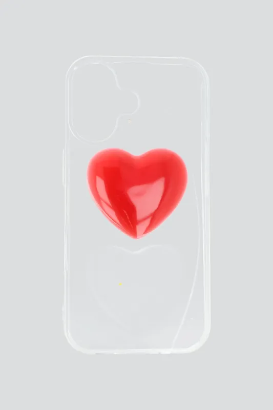 Funda cel iph 16 corazon encapsulado sold by Shasa