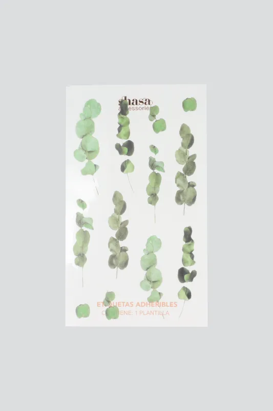Plantilla stickers plantitas acetato made by Shasa