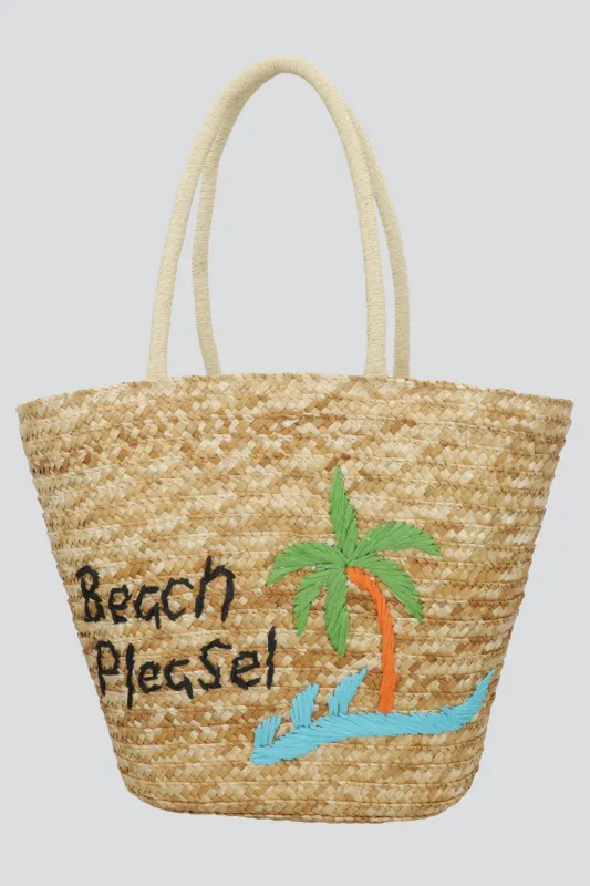 BOLSA RIGIDA TEJIDA PRINT PLAYA sold by Shasa