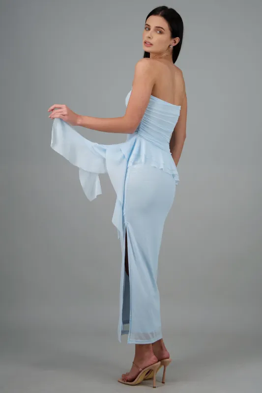 Maxi vestido mesh olanes sold by Shasa