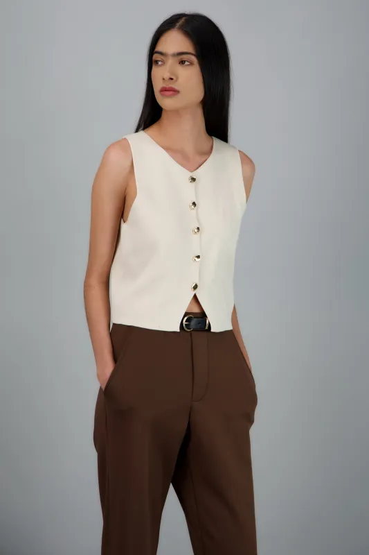 Top tejido con detalle botones sold by Shasa