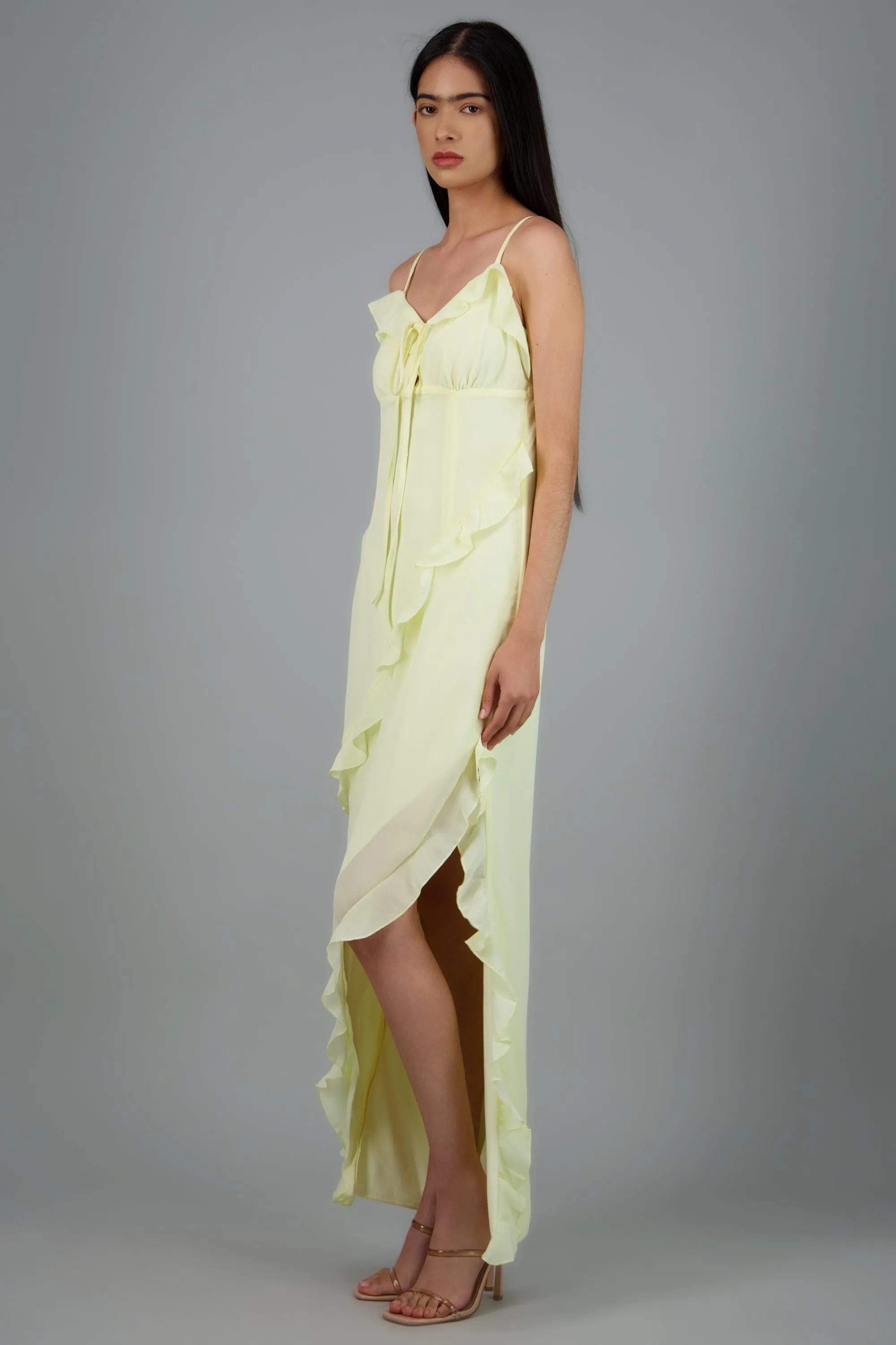 Vestido maxi de tirantes con olanes boho sold by Shasa product image thumbnail 2