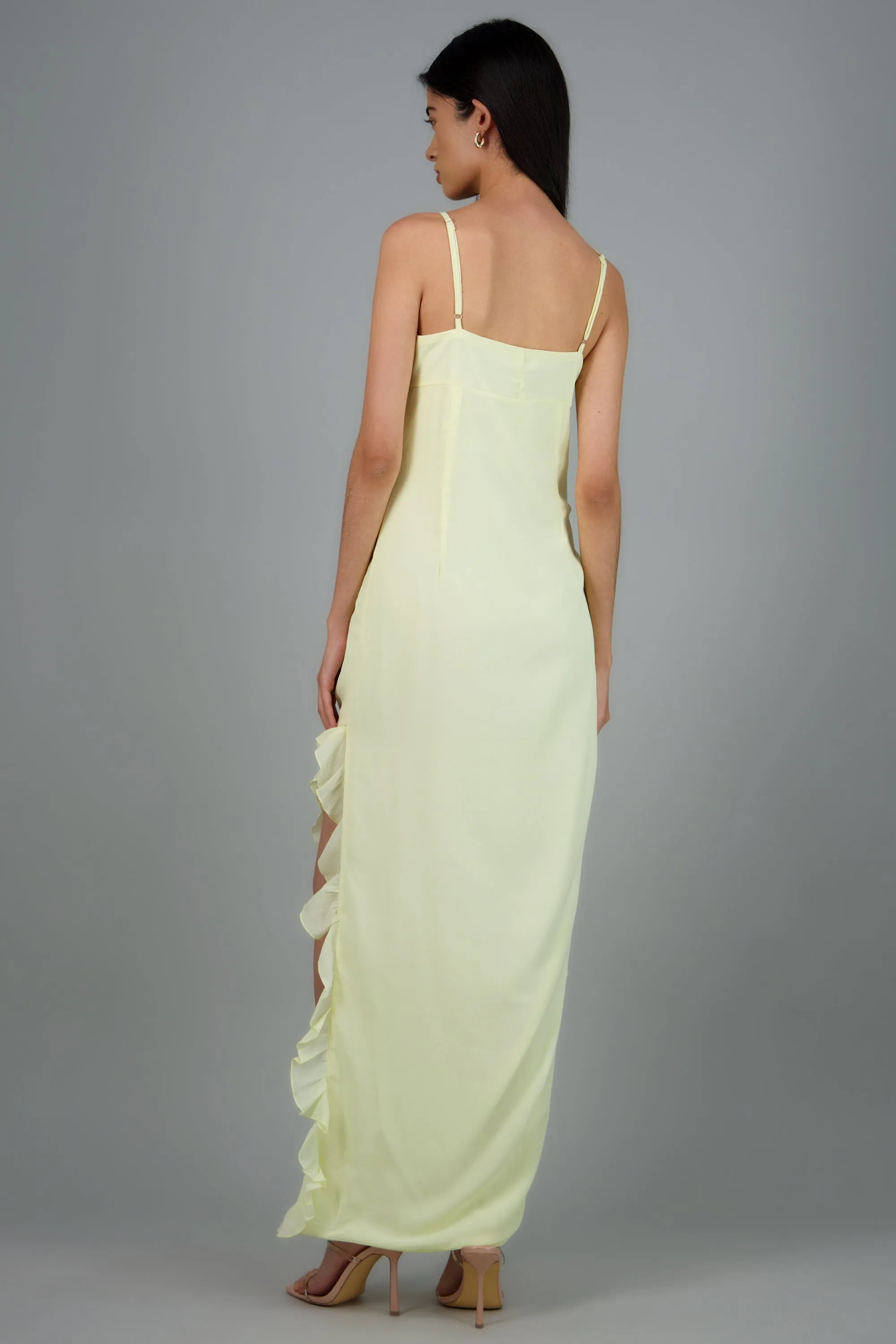 Vestido maxi de tirantes con olanes boho sold by Shasa product image thumbnail 4