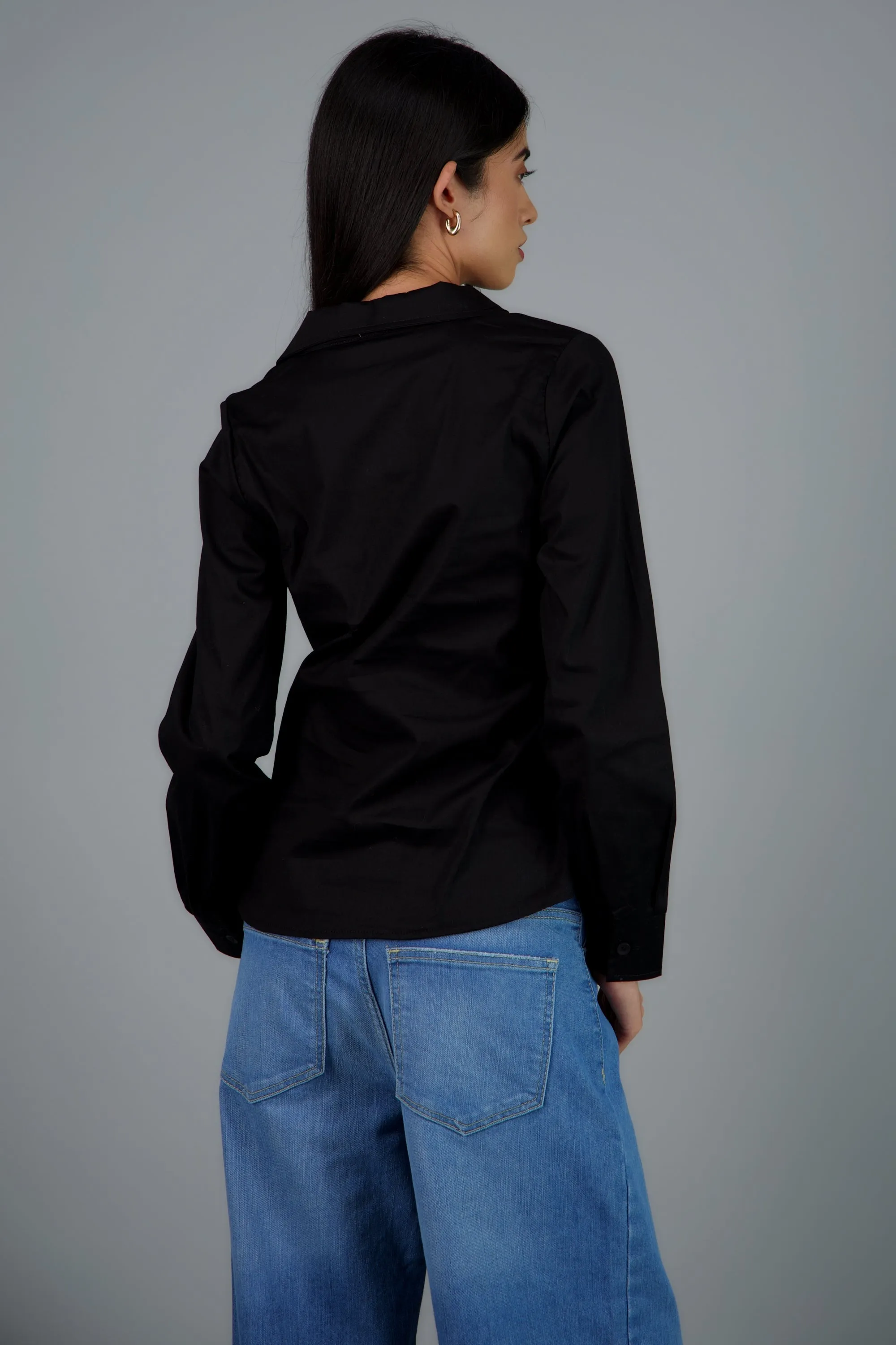 Camisa manga larga detalle frunces sold by Shasa product image thumbnail 4