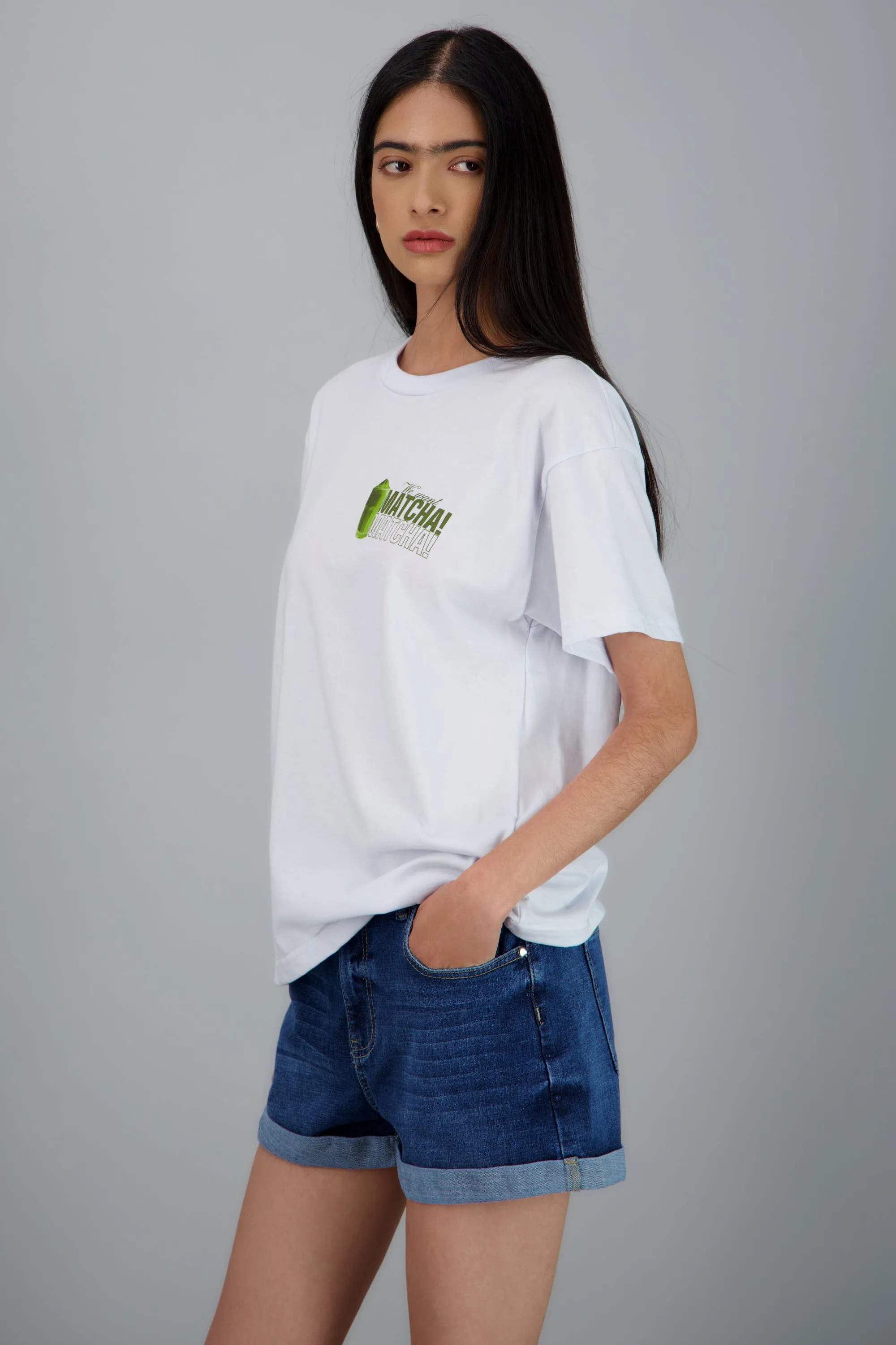 Playera manga corta estampado matcha sold by Shasa product image thumbnail 3