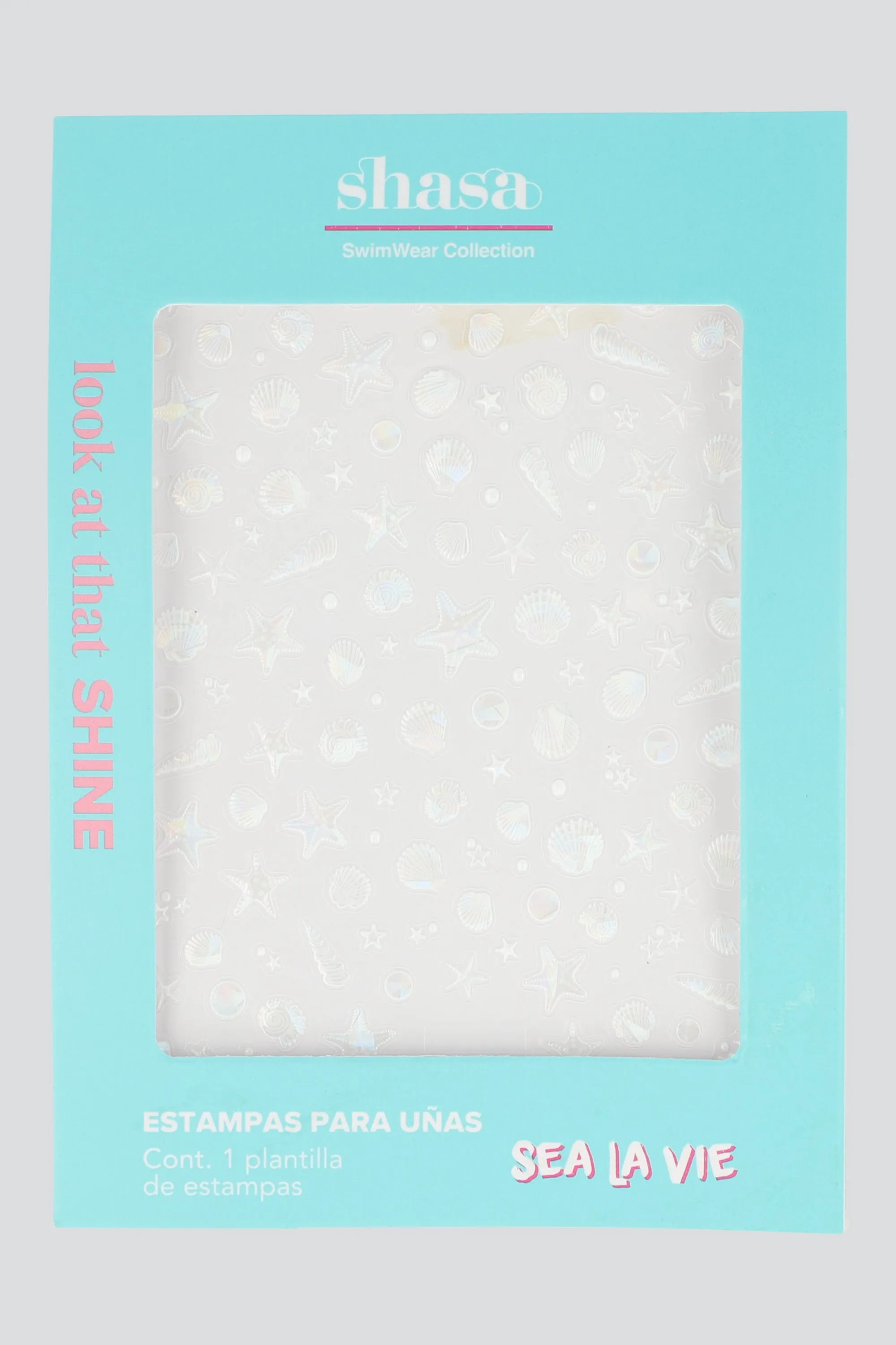 Estampas para uñas mar iridiscentes sold by Shasa