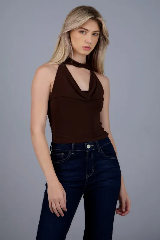 Top escote cascada detalle cuello sold by Shasa