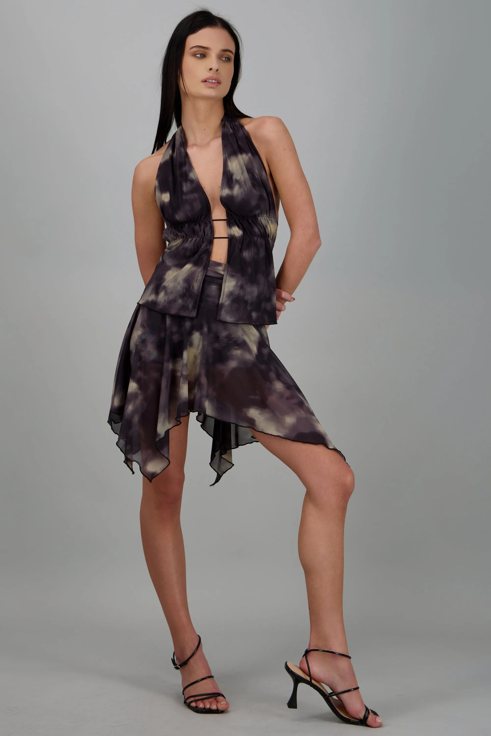 Falda asimétrica acid sold by Shasa