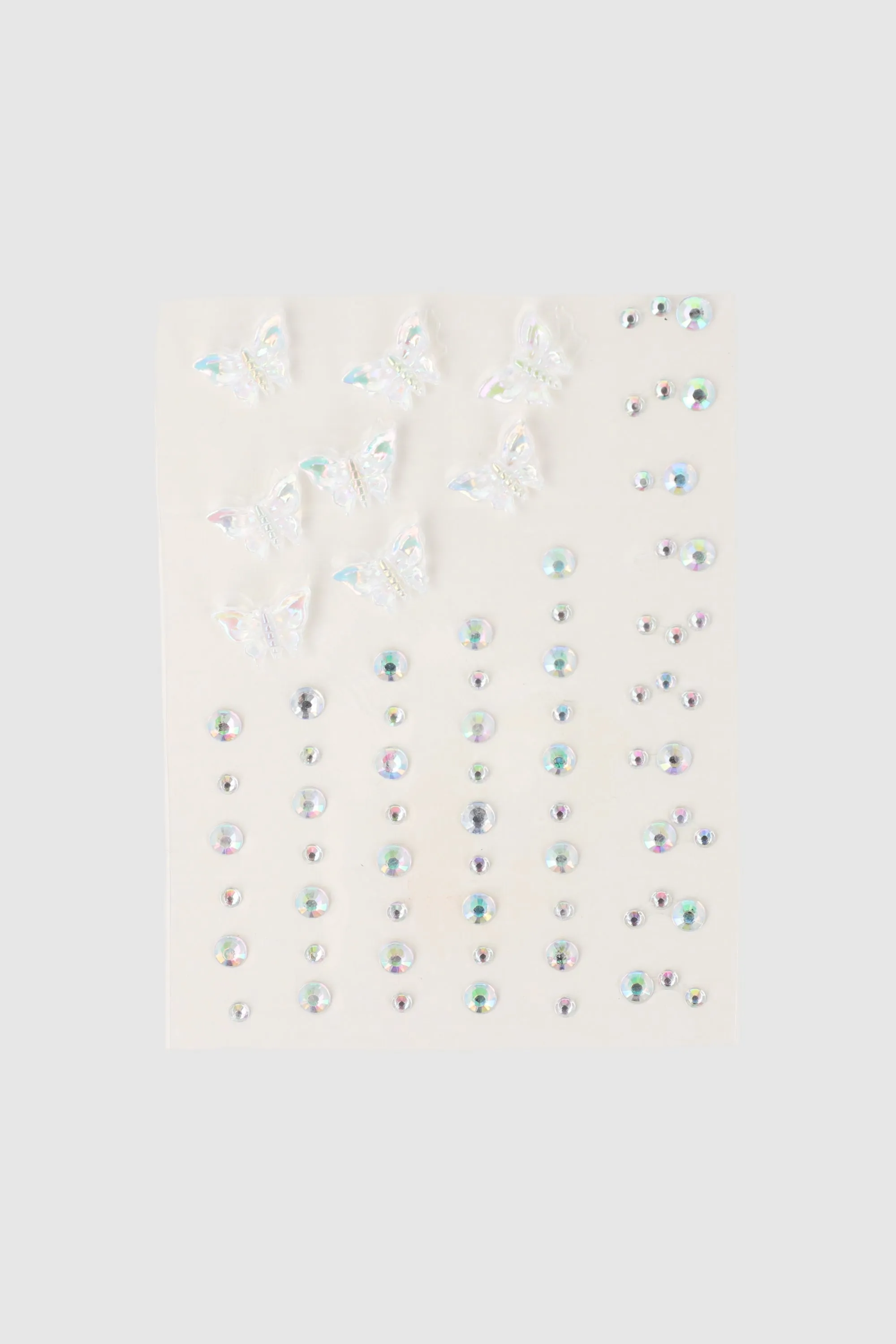 Brillos faciales mariposas sold by Shasa