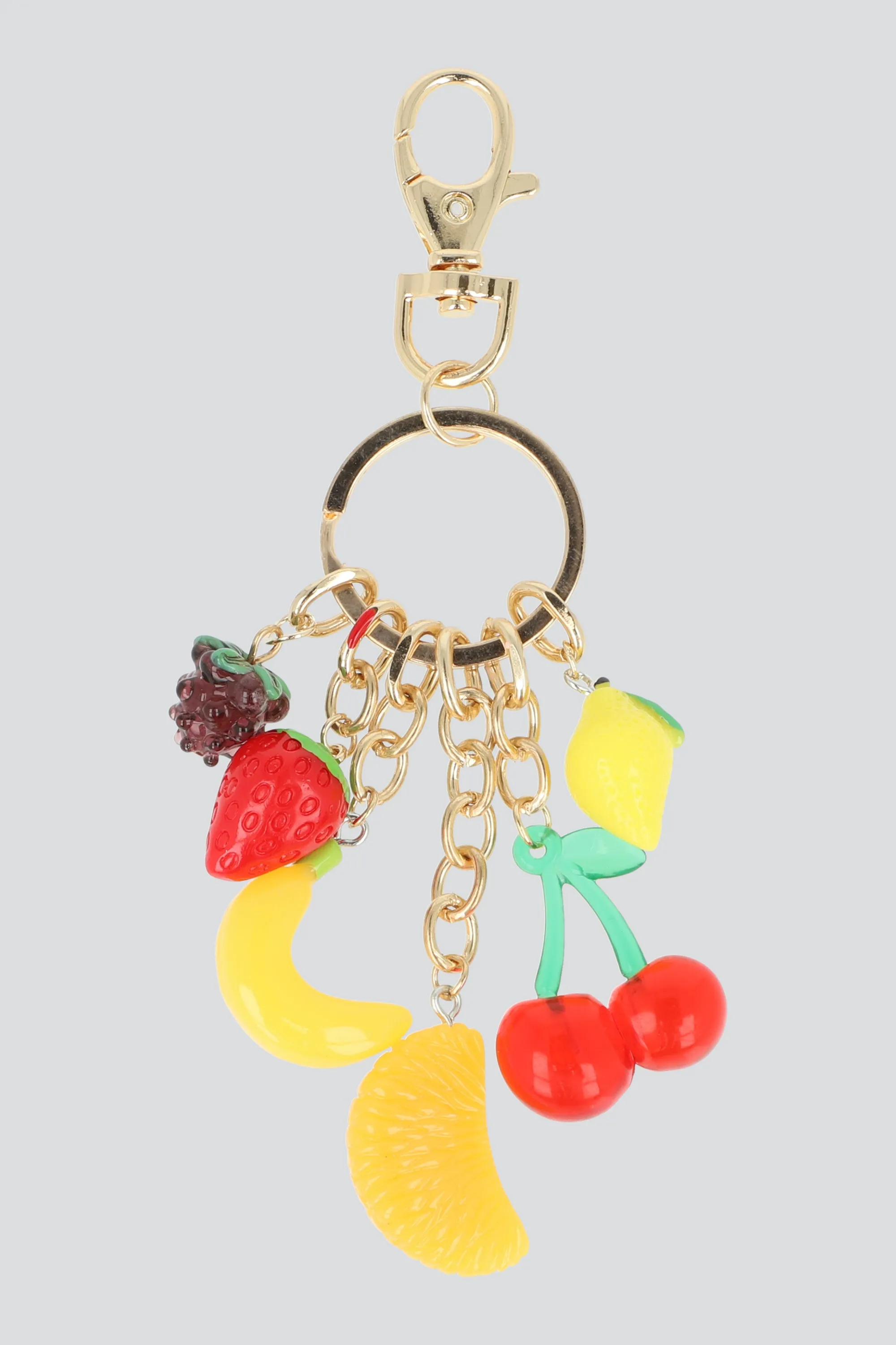 Llavero multicharm frutas sold by Shasa