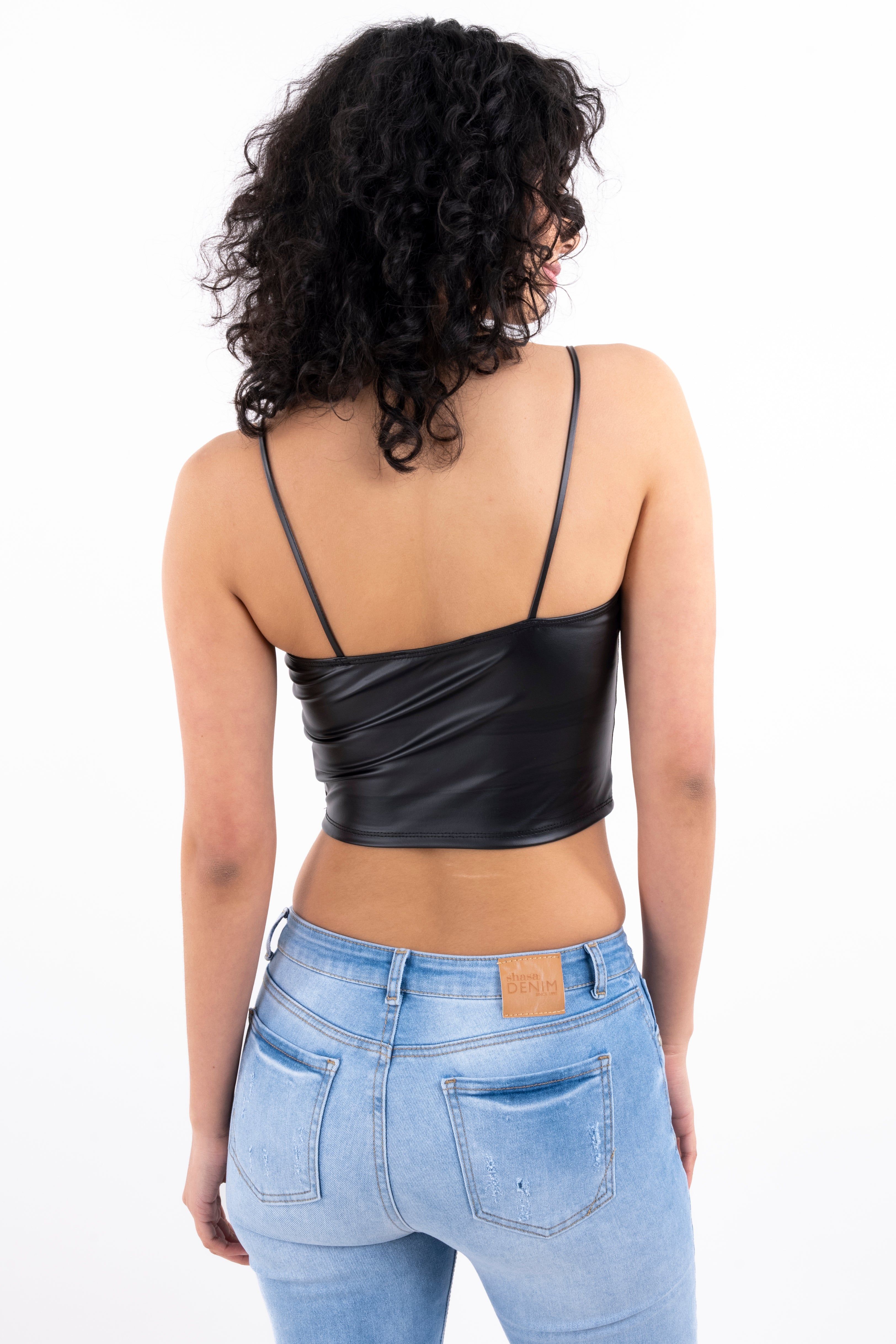 Top corset tirantes efecto piel sold by Shasa product image thumbnail 4