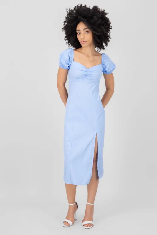Vestido Midi Fruncido sold by Shasa