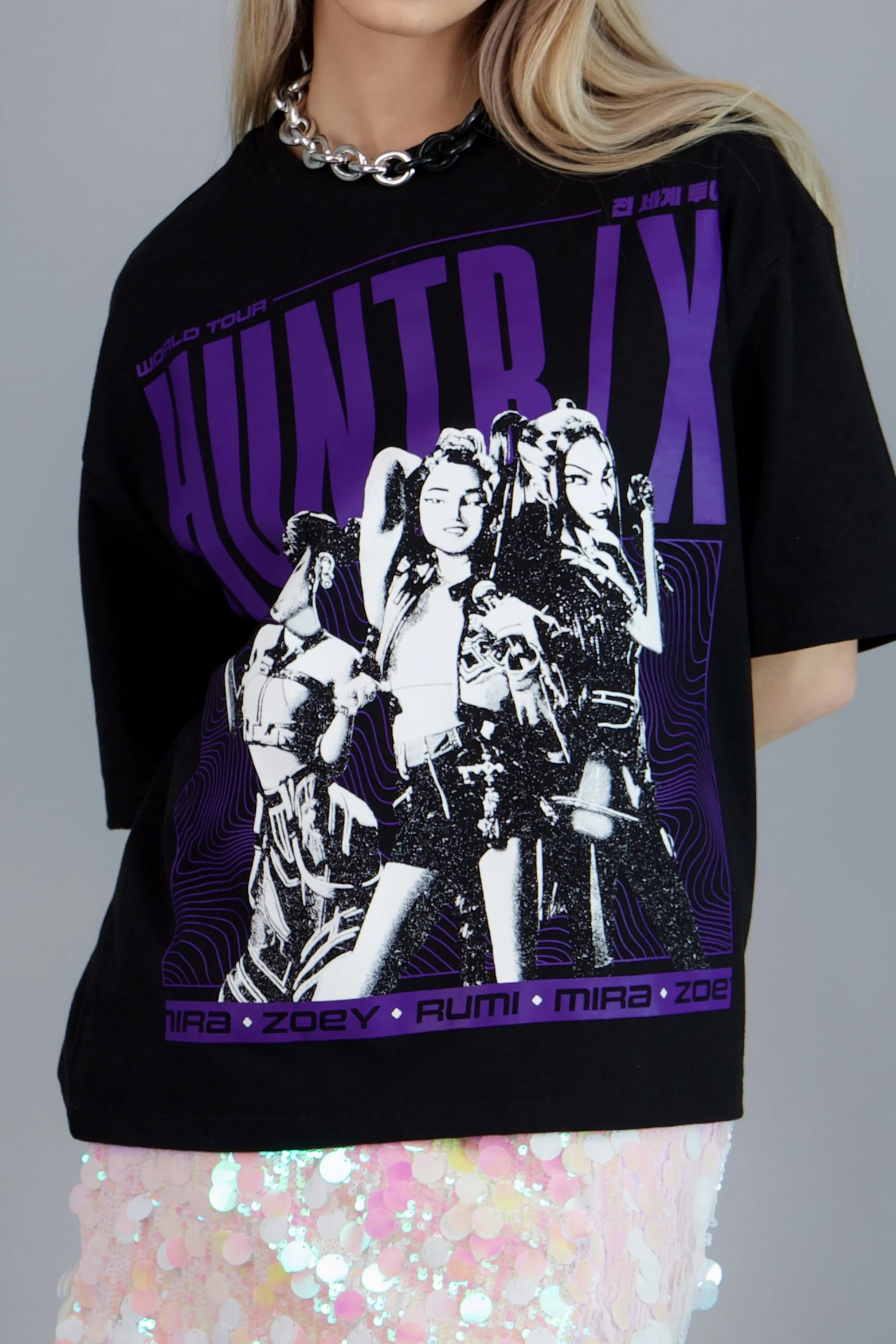 Playera k-pop DH Huntrix tour sold by Shasa product image thumbnail 5