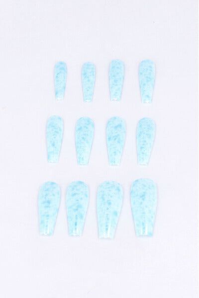 Set 12 uñas postizas largas manchas sold by Shasa product image thumbnail 3