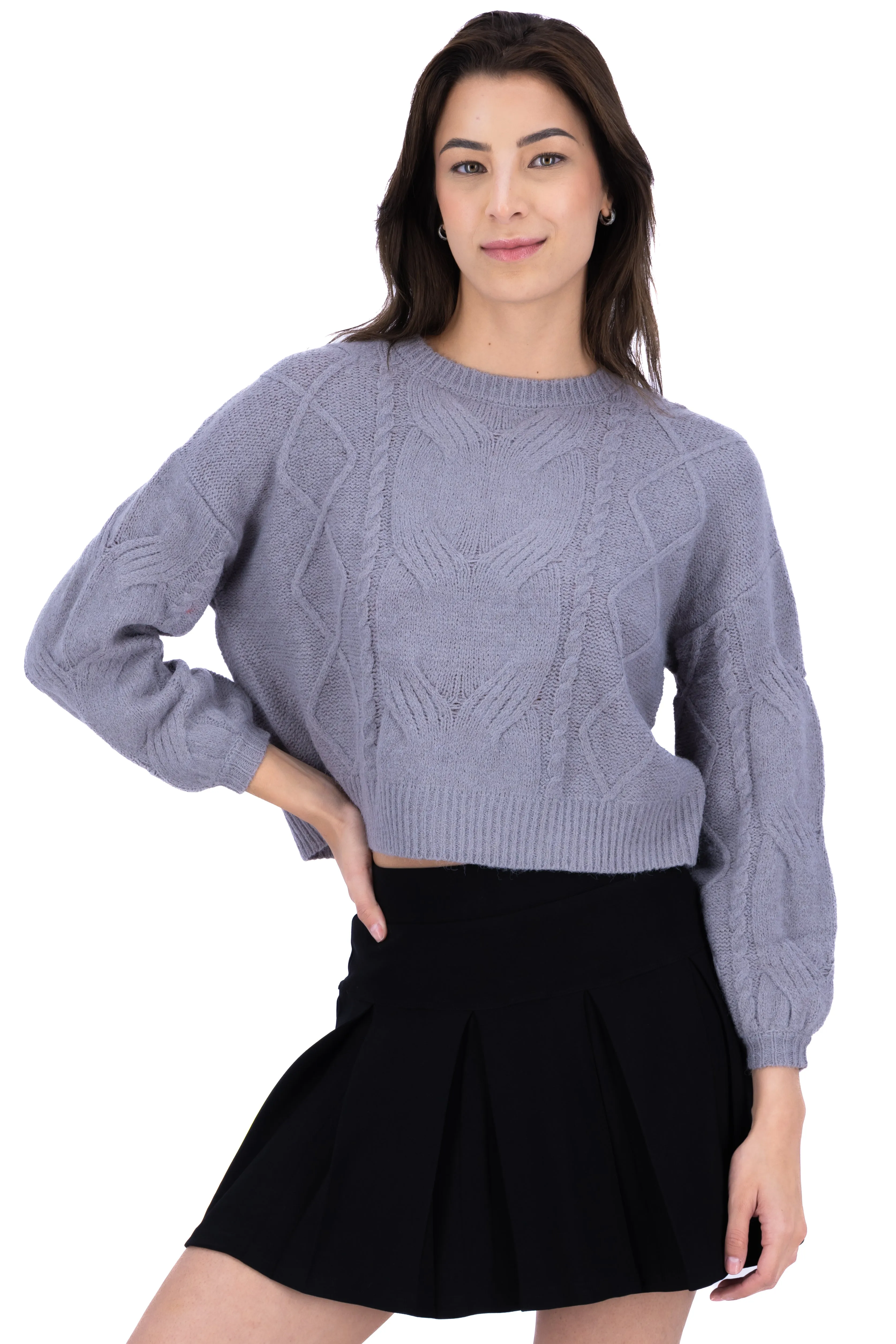 Suéter tejido manga abullonada sold by Shasa