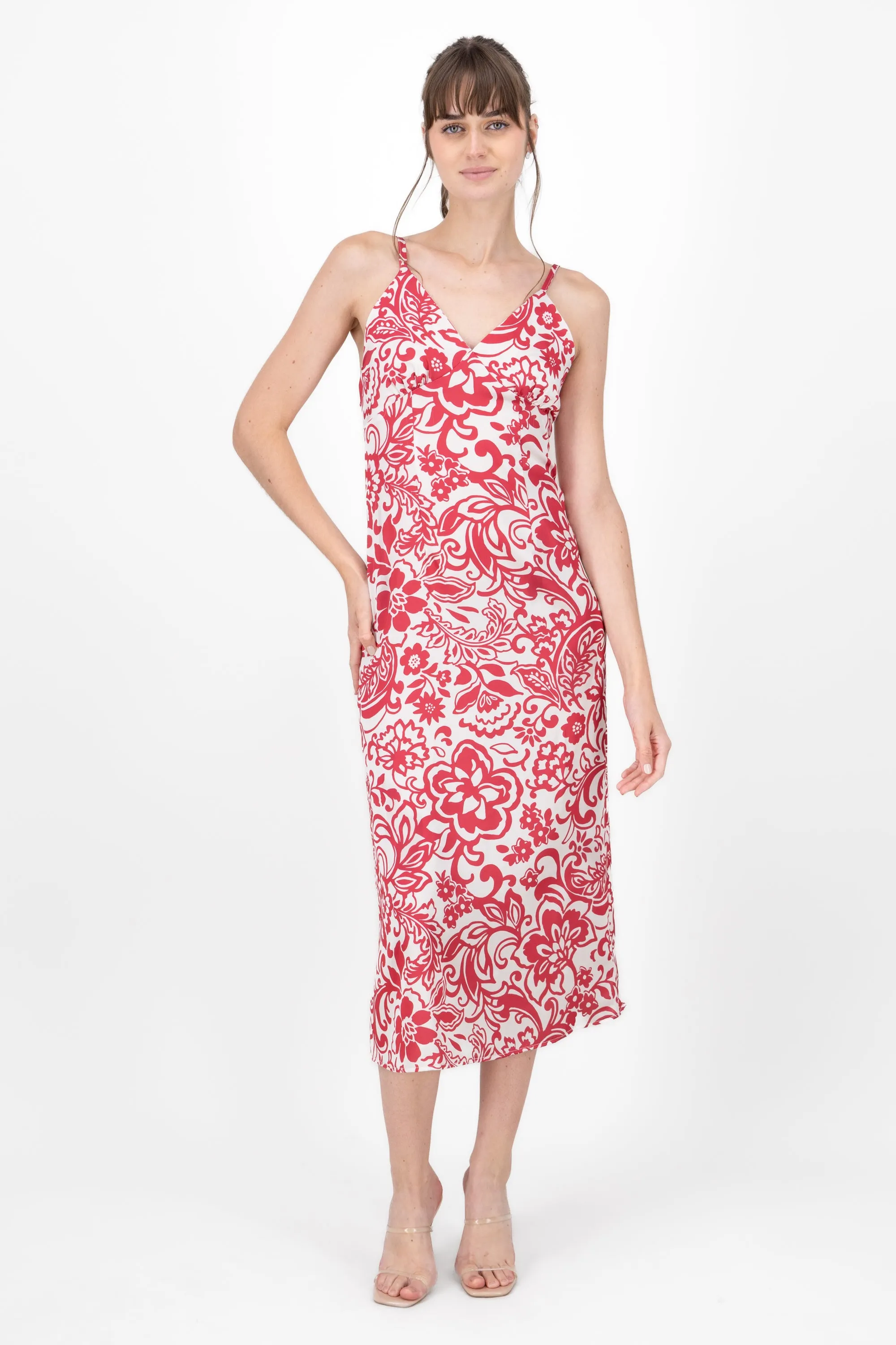 Vestido maxi estampado tropical sold by Shasa