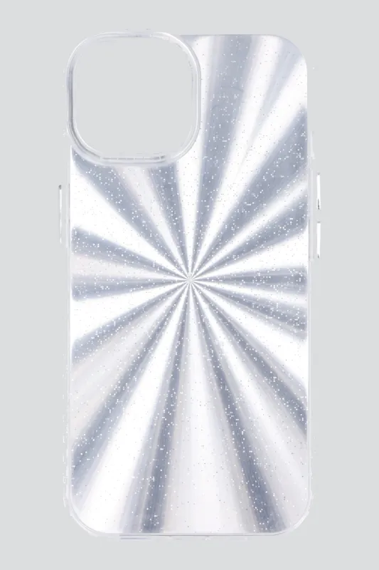 Funda iphone 15 líneas metálicas made by Shasa