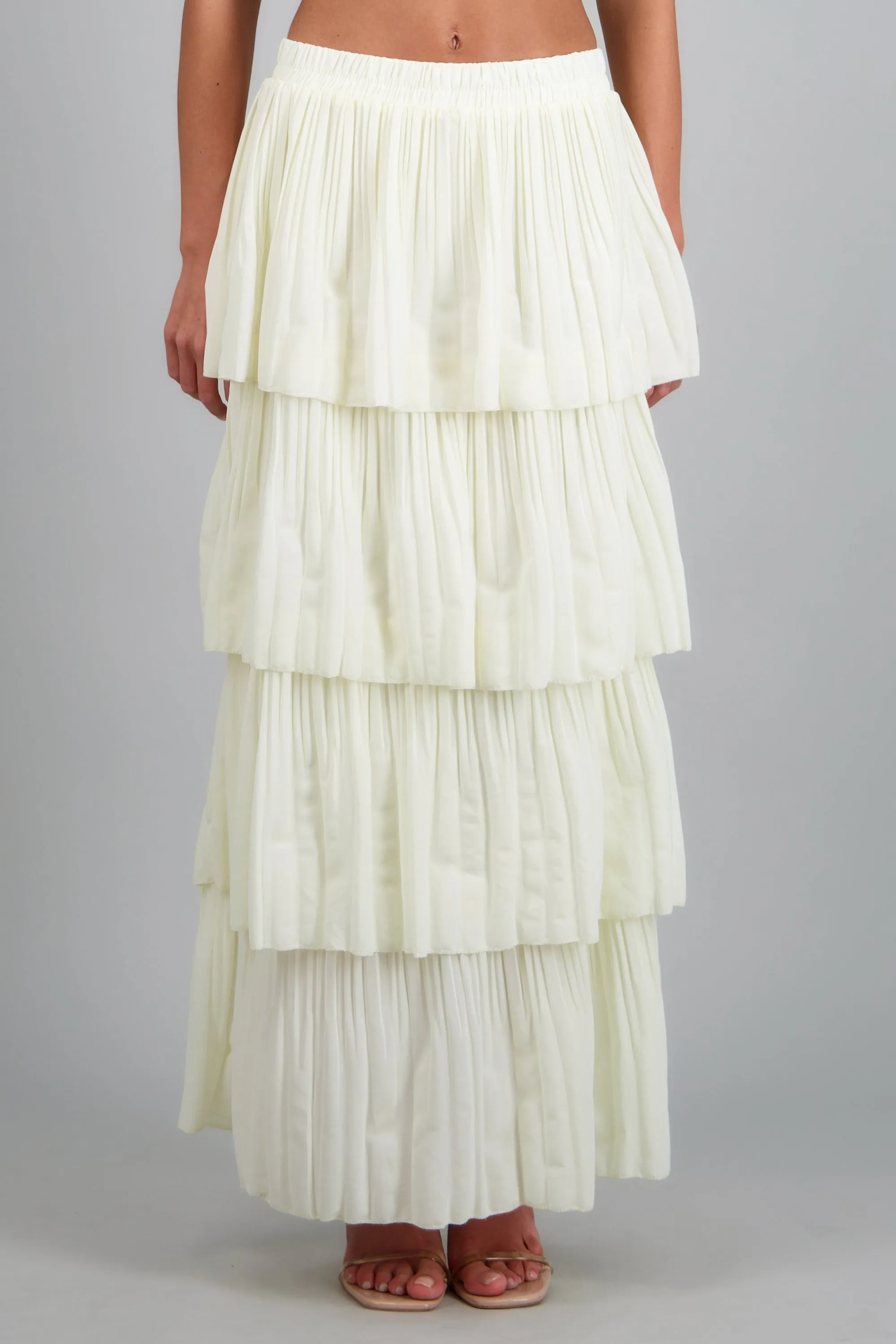 Maxi falda de olanes plisados sold by Shasa product image thumbnail 5