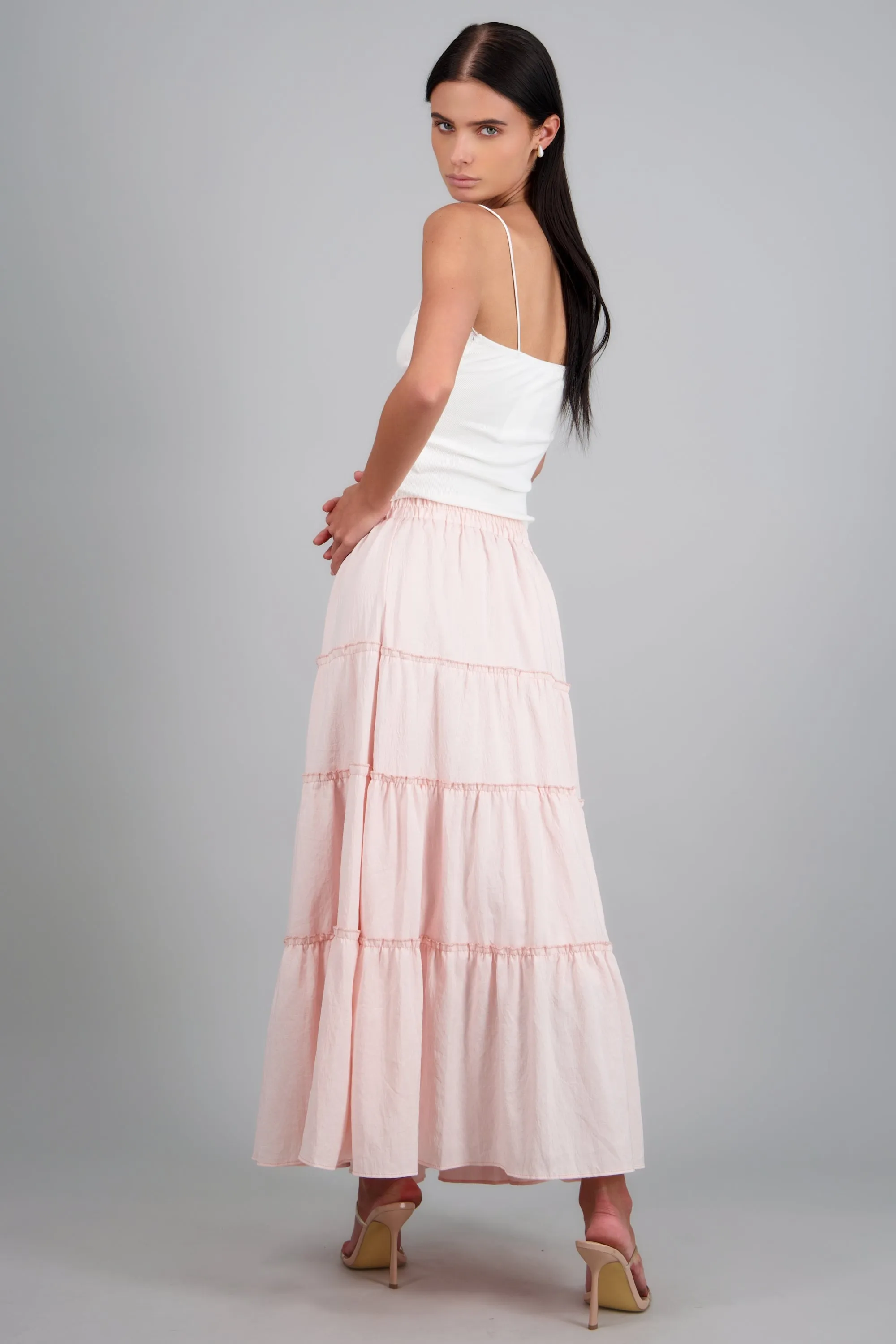Maxi falda de varios niveles sold by Shasa product image thumbnail 4