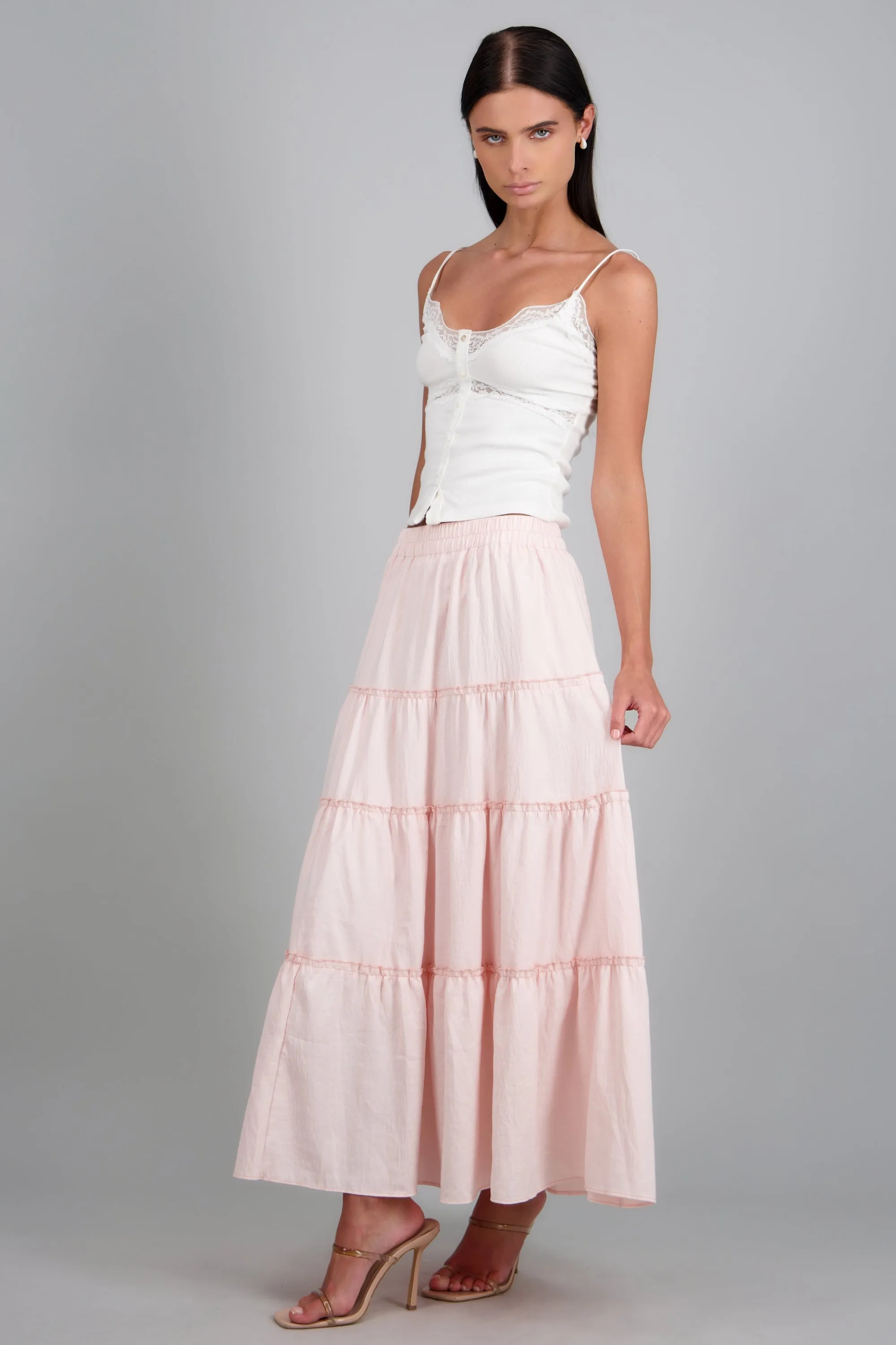 Maxi falda de varios niveles sold by Shasa product image thumbnail 2