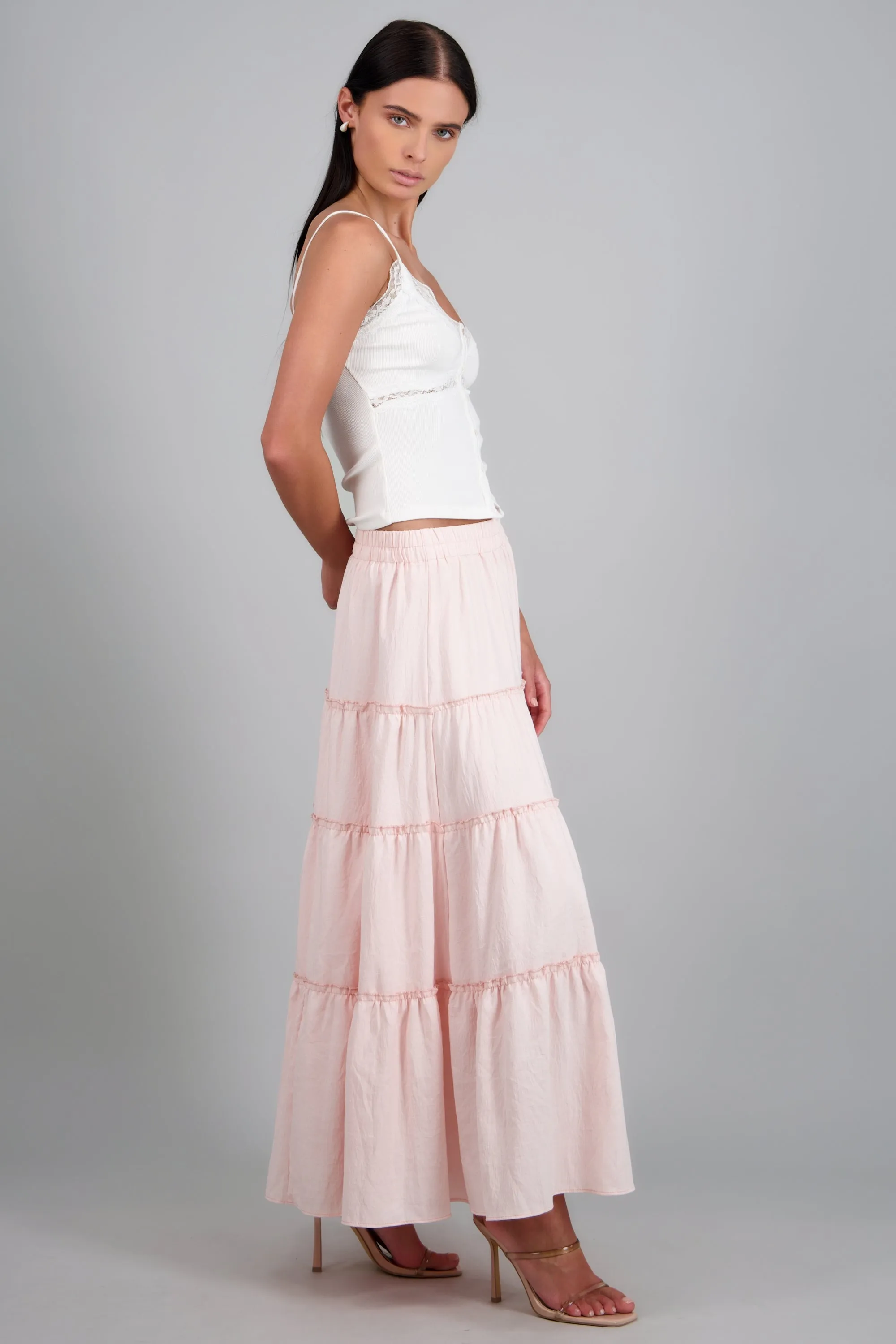 Maxi falda de varios niveles sold by Shasa product image thumbnail 3