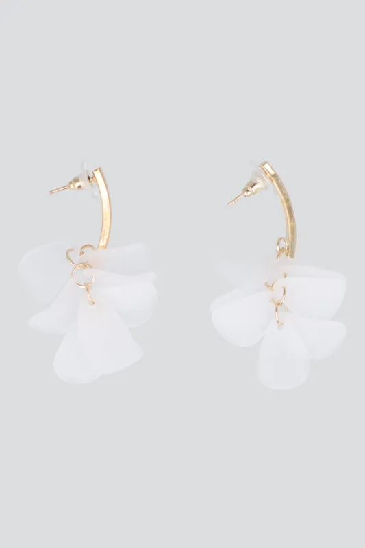 Aretes barrita petalos color sold by Shasa