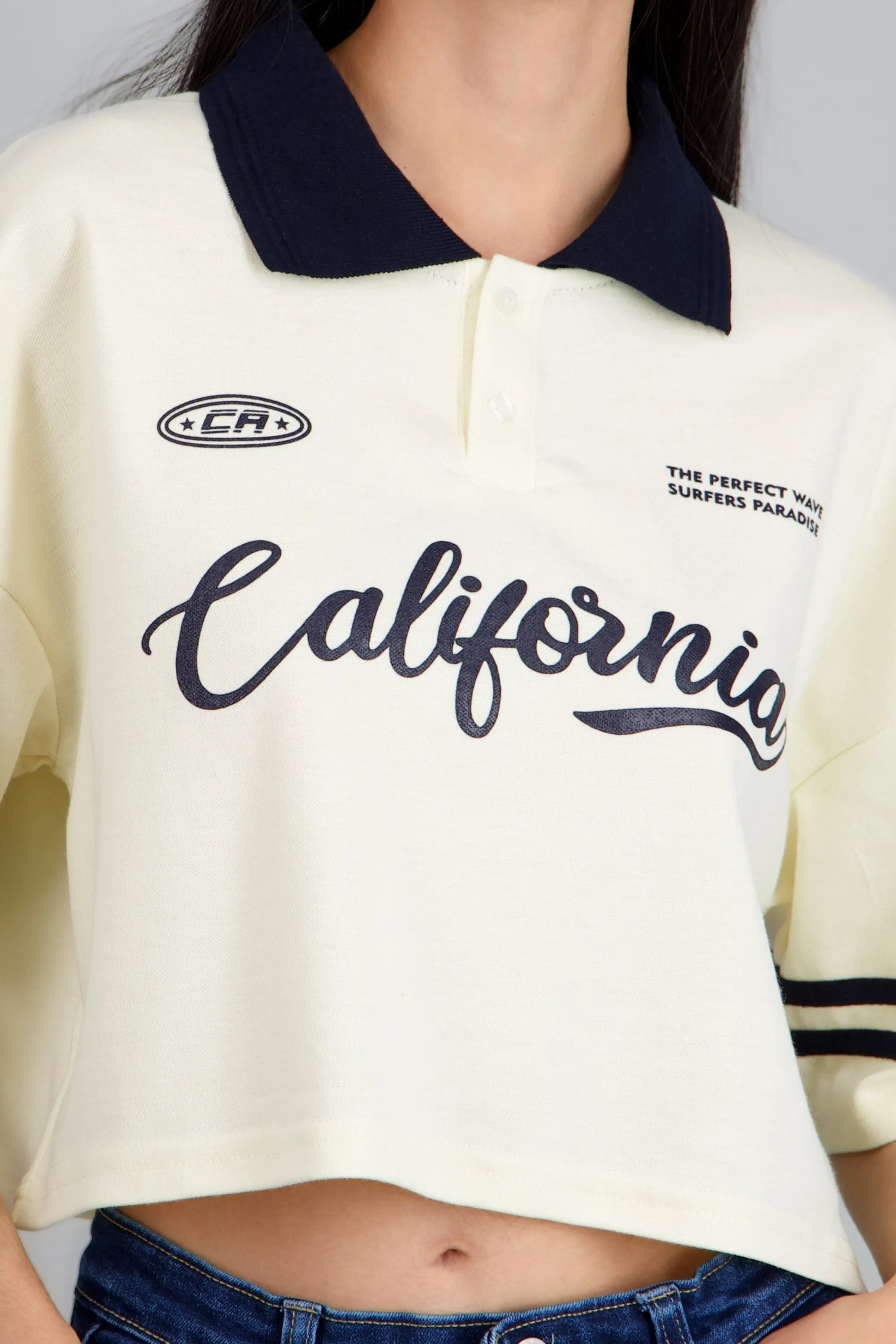 Polo boxy contraste California sold by Shasa product image thumbnail 5