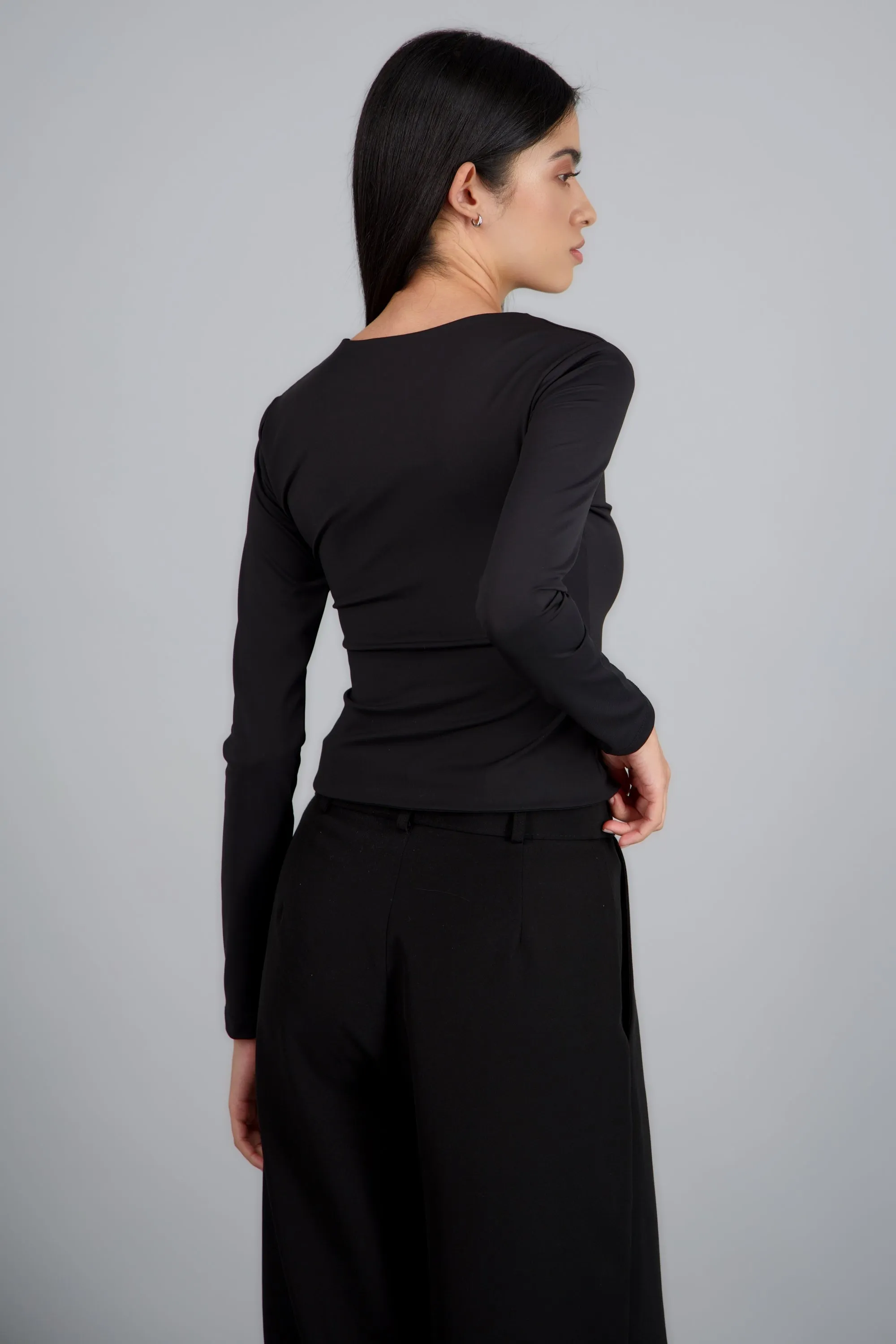 top cuello redondo manga larga sold by Shasa product image thumbnail 4