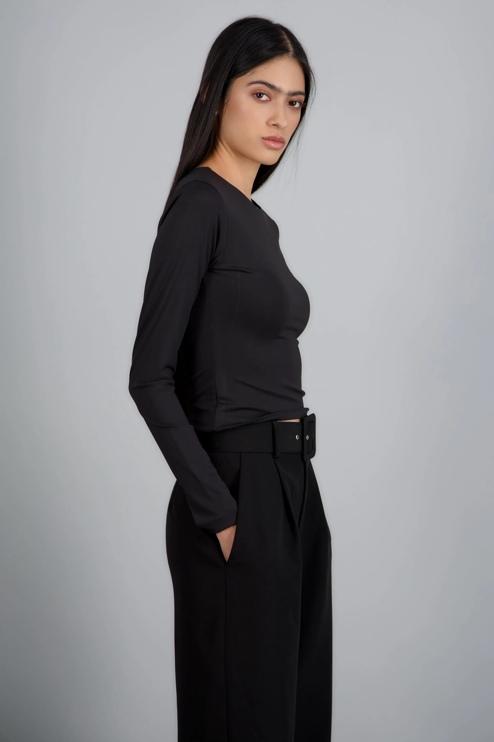 top cuello redondo manga larga sold by Shasa product image thumbnail 3