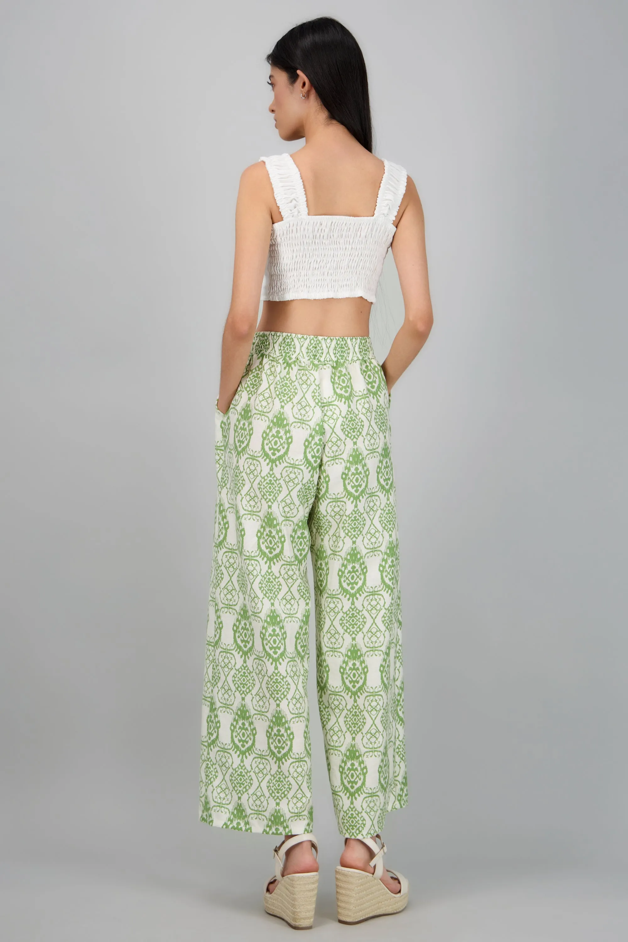 Pantalón fluido estampado sold by Shasa product image thumbnail 4