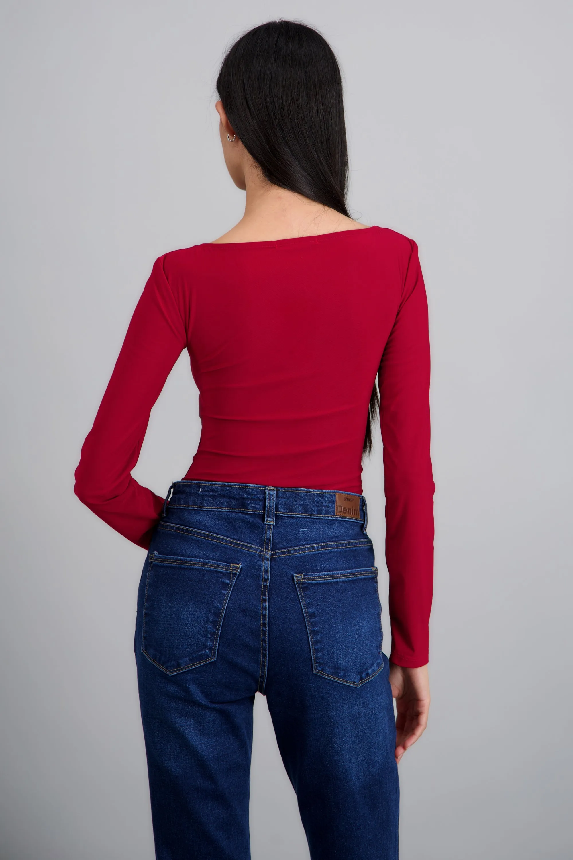 Bodysuit cuello barco manga larga sold by Shasa product image thumbnail 4