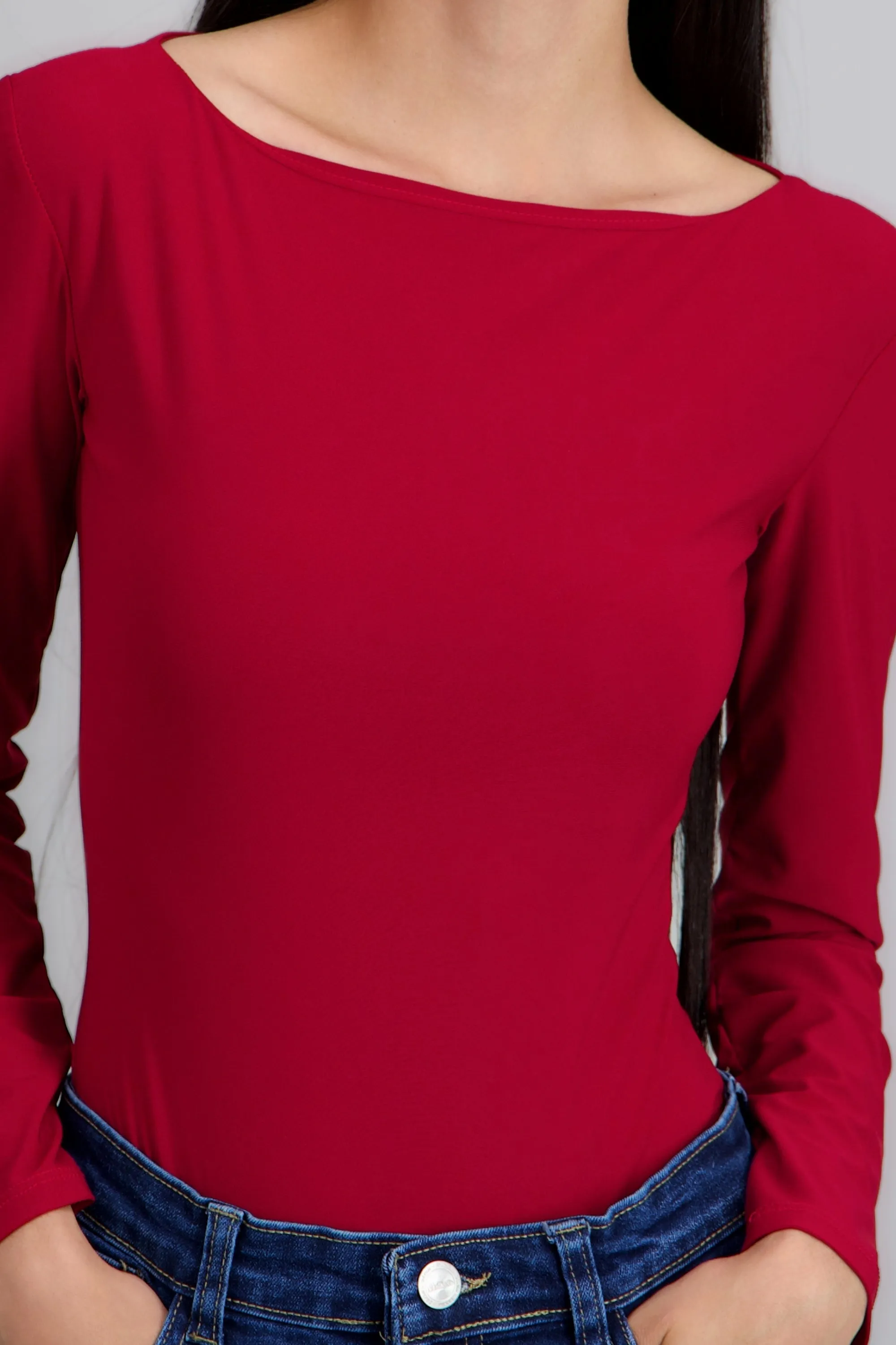 Bodysuit cuello barco manga larga sold by Shasa product image thumbnail 5