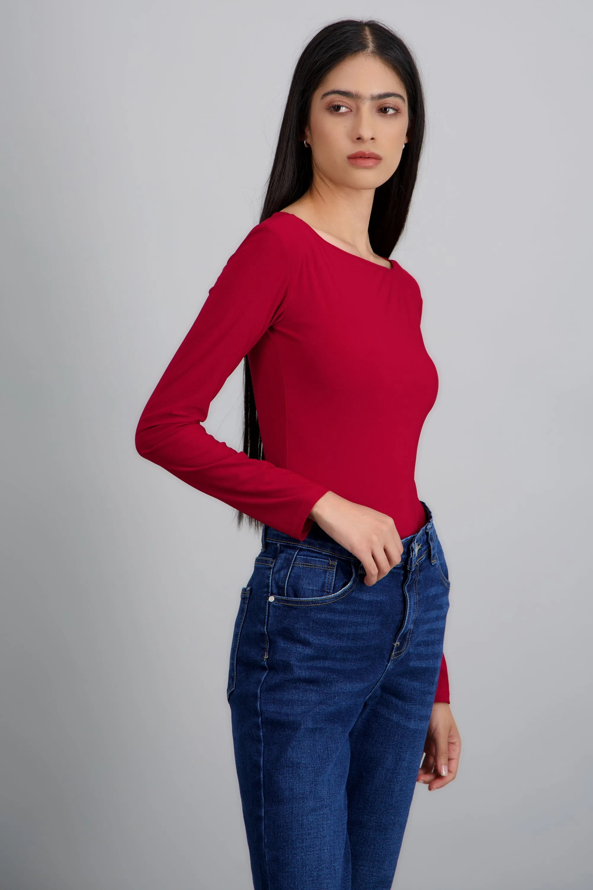 Bodysuit cuello barco manga larga sold by Shasa product image thumbnail 2
