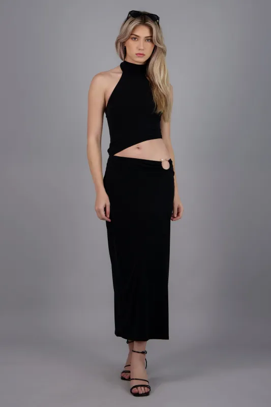 Vestido cutout det perla sold by Shasa