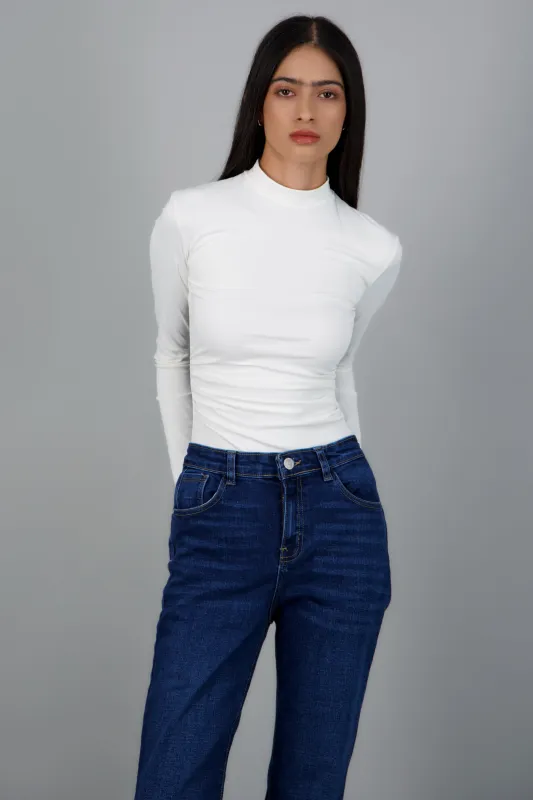 Body cuello alto detalle drapeado sold by Shasa