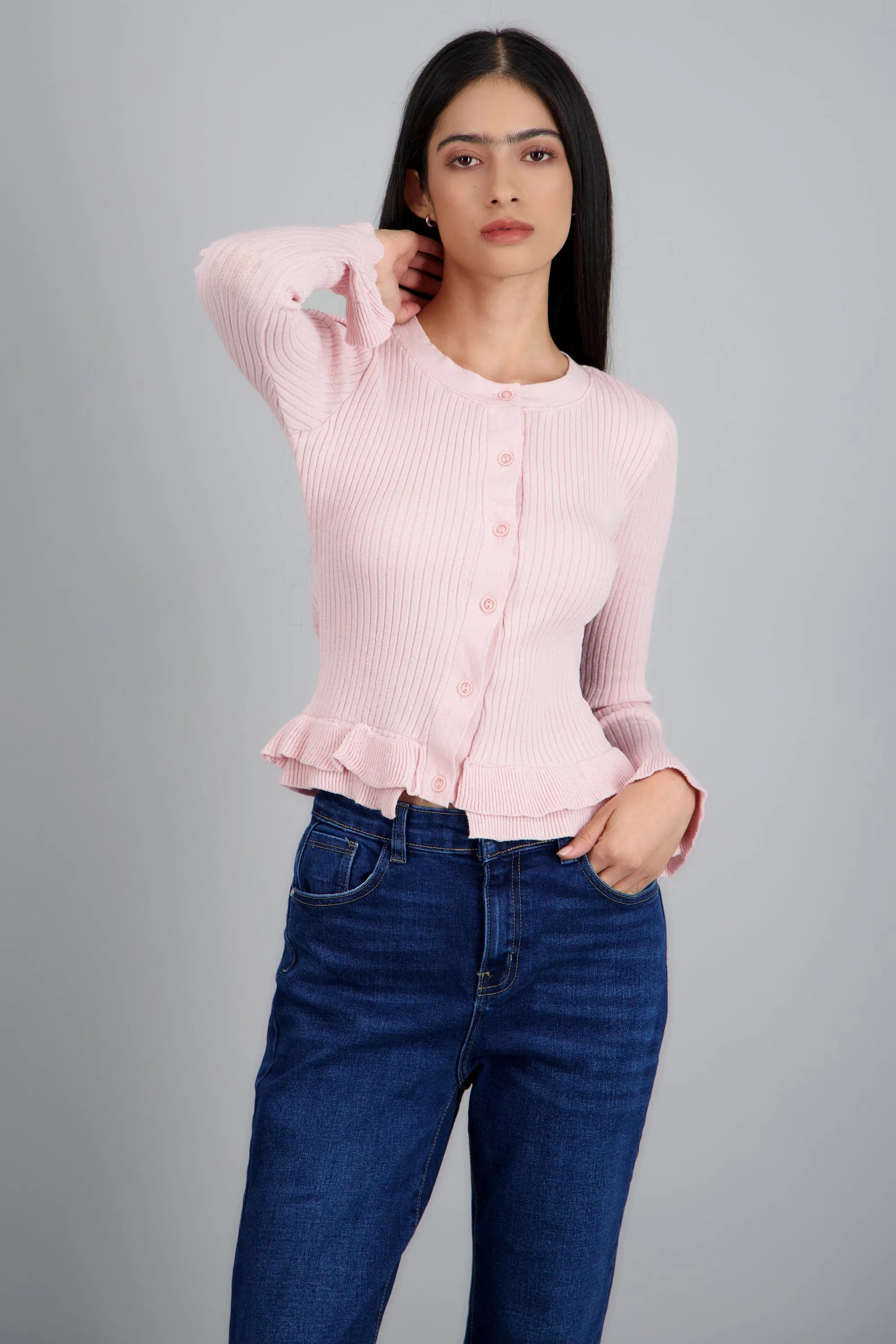 CARDIGAN LIGERO DET OLANES KNI sold by Shasa product image thumbnail 2