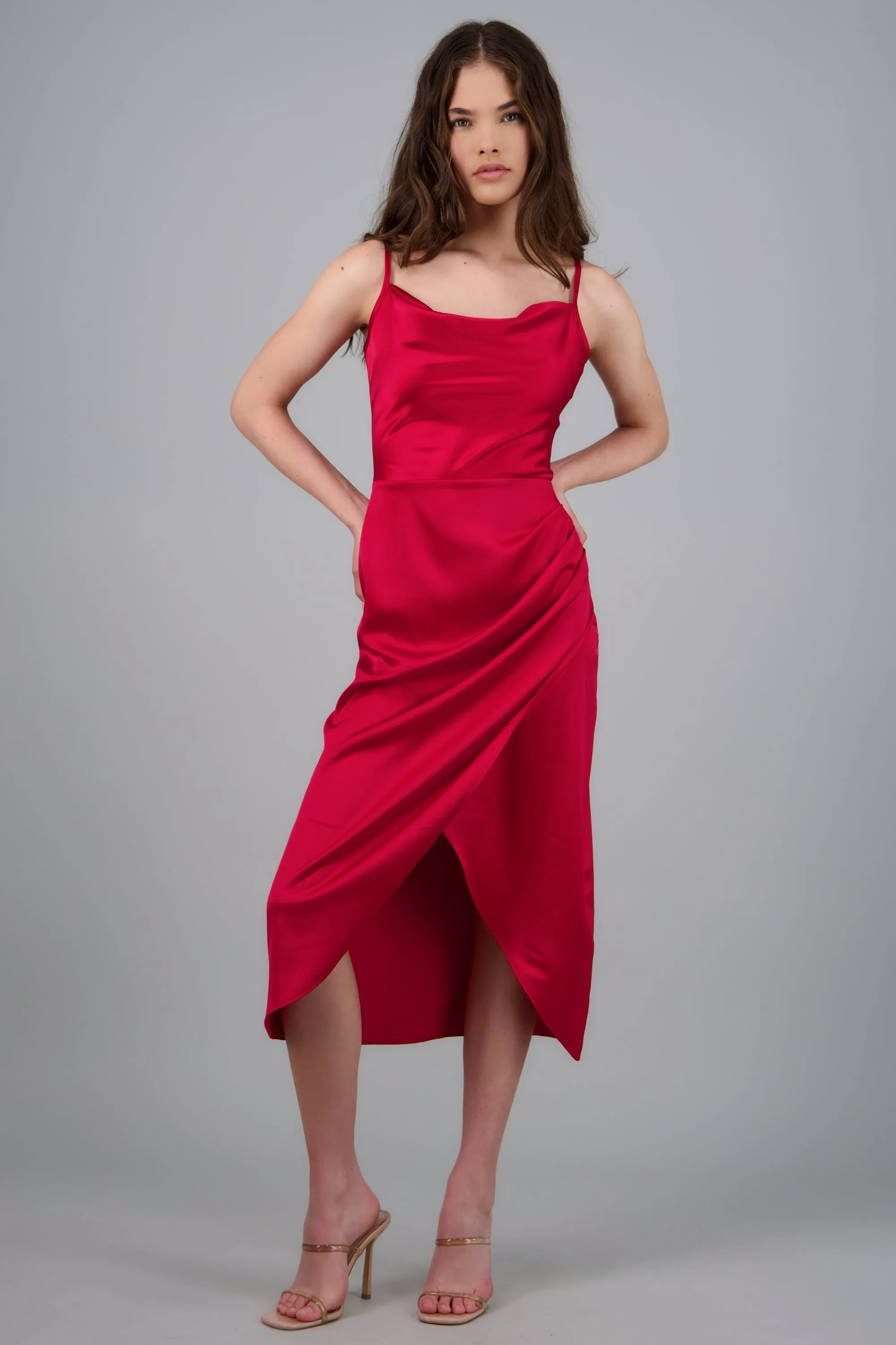 Vestido satin tirantes sold by Shasa product image thumbnail 2