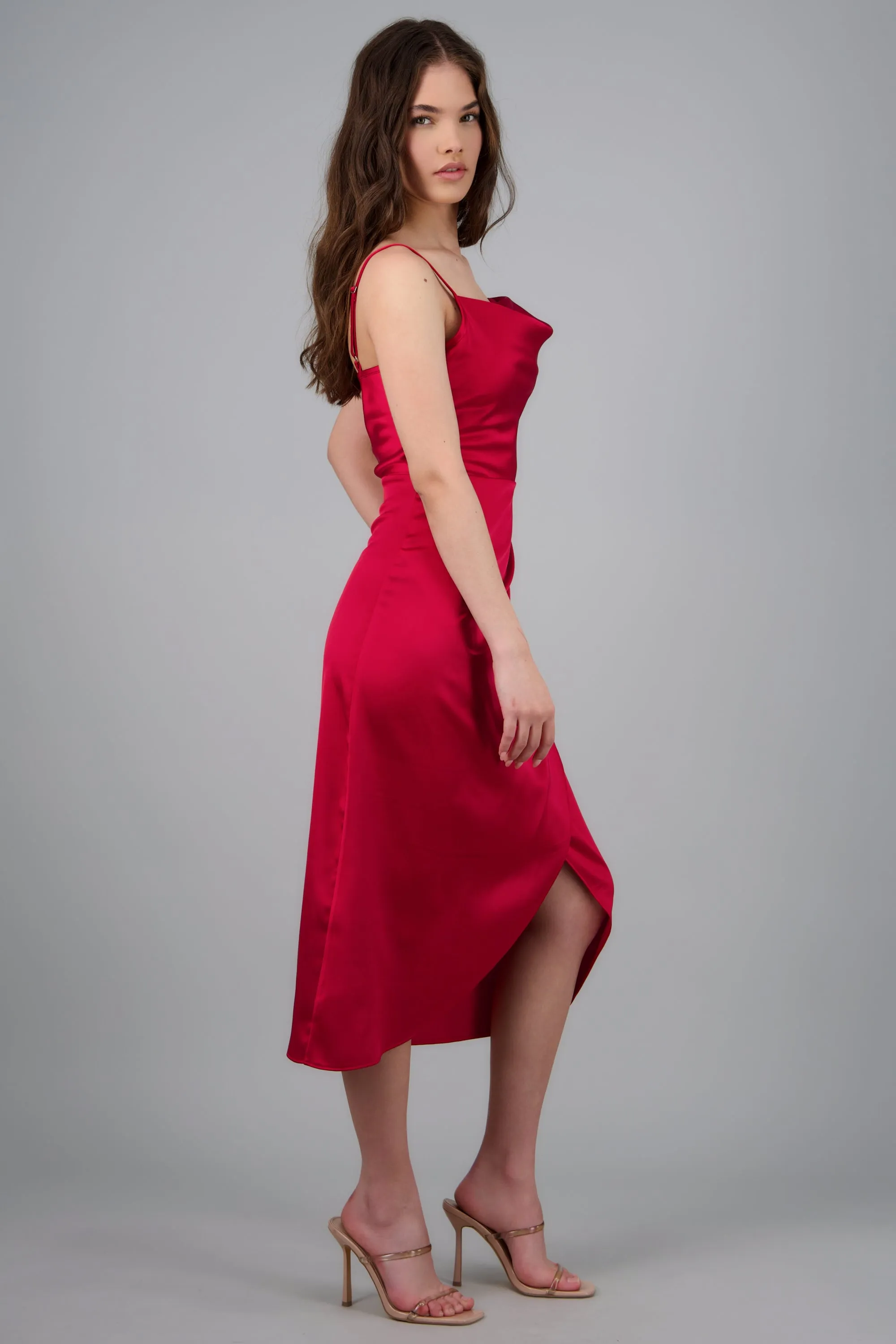 Vestido satin tirantes sold by Shasa product image thumbnail 4