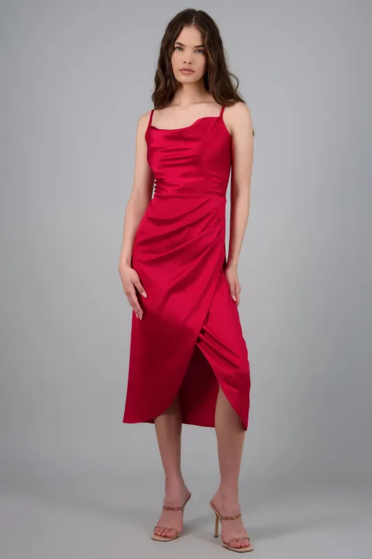 Vestido satin tirantes sold by Shasa