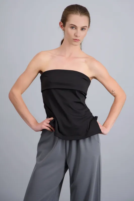 Top strapless con doblez sold by Shasa