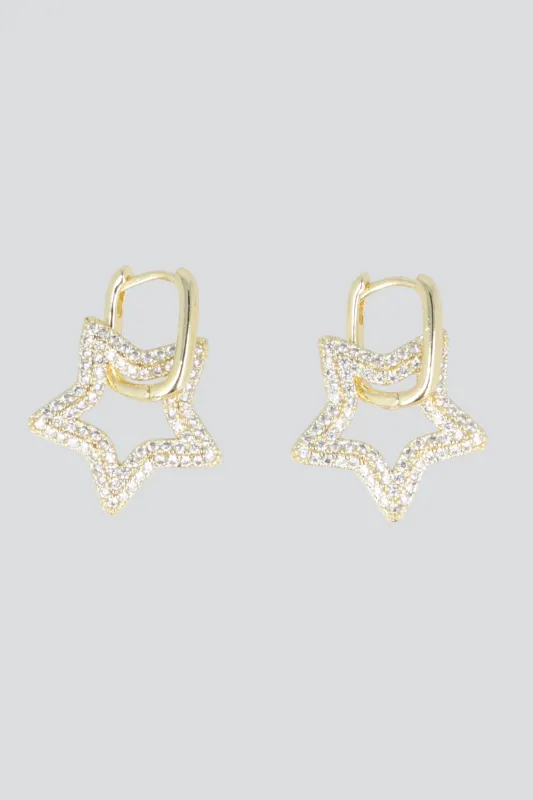 Arracadas estrellas full brillos sold by Shasa