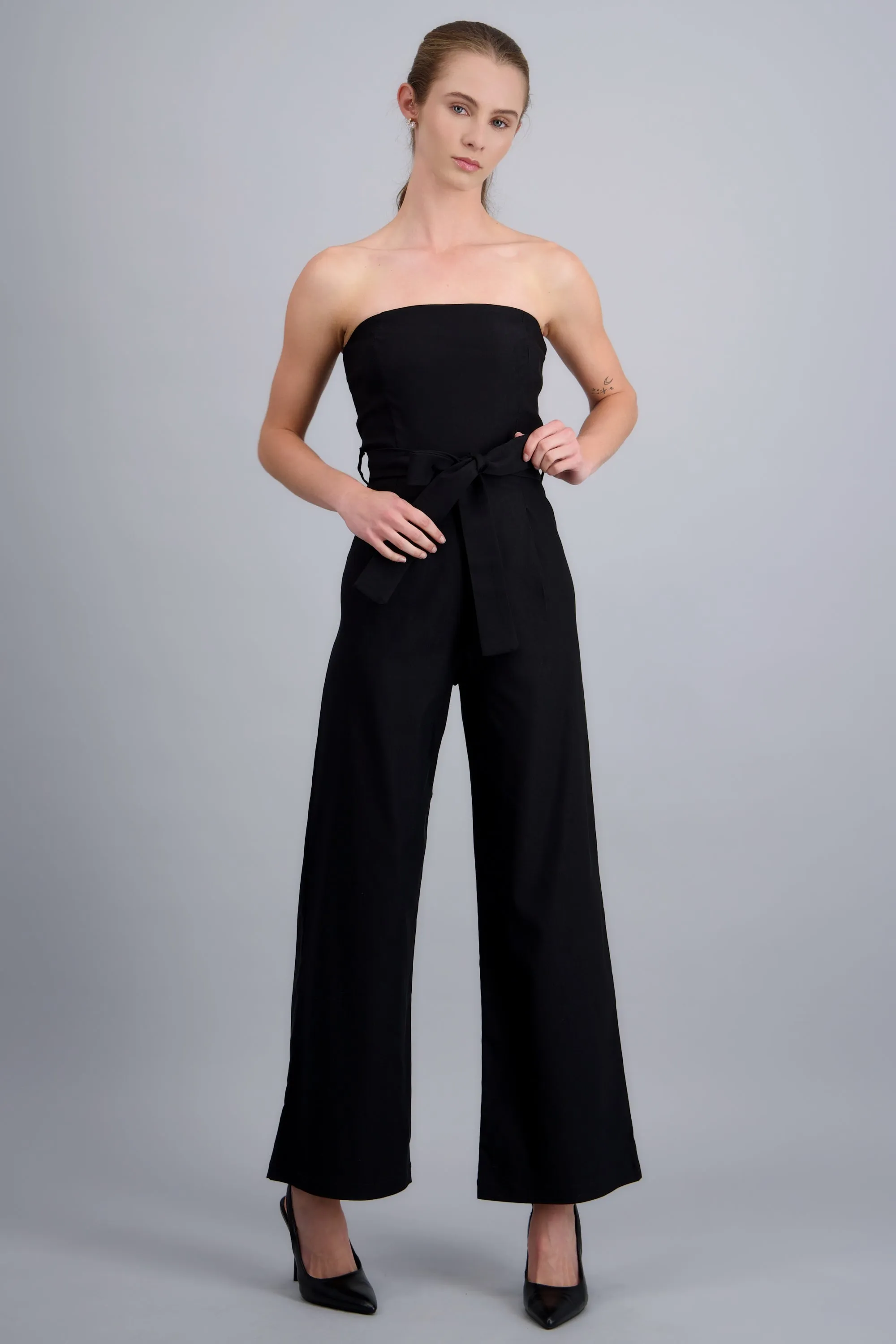 Jumpsuit strapless con cinto sold by Shasa product image thumbnail 3
