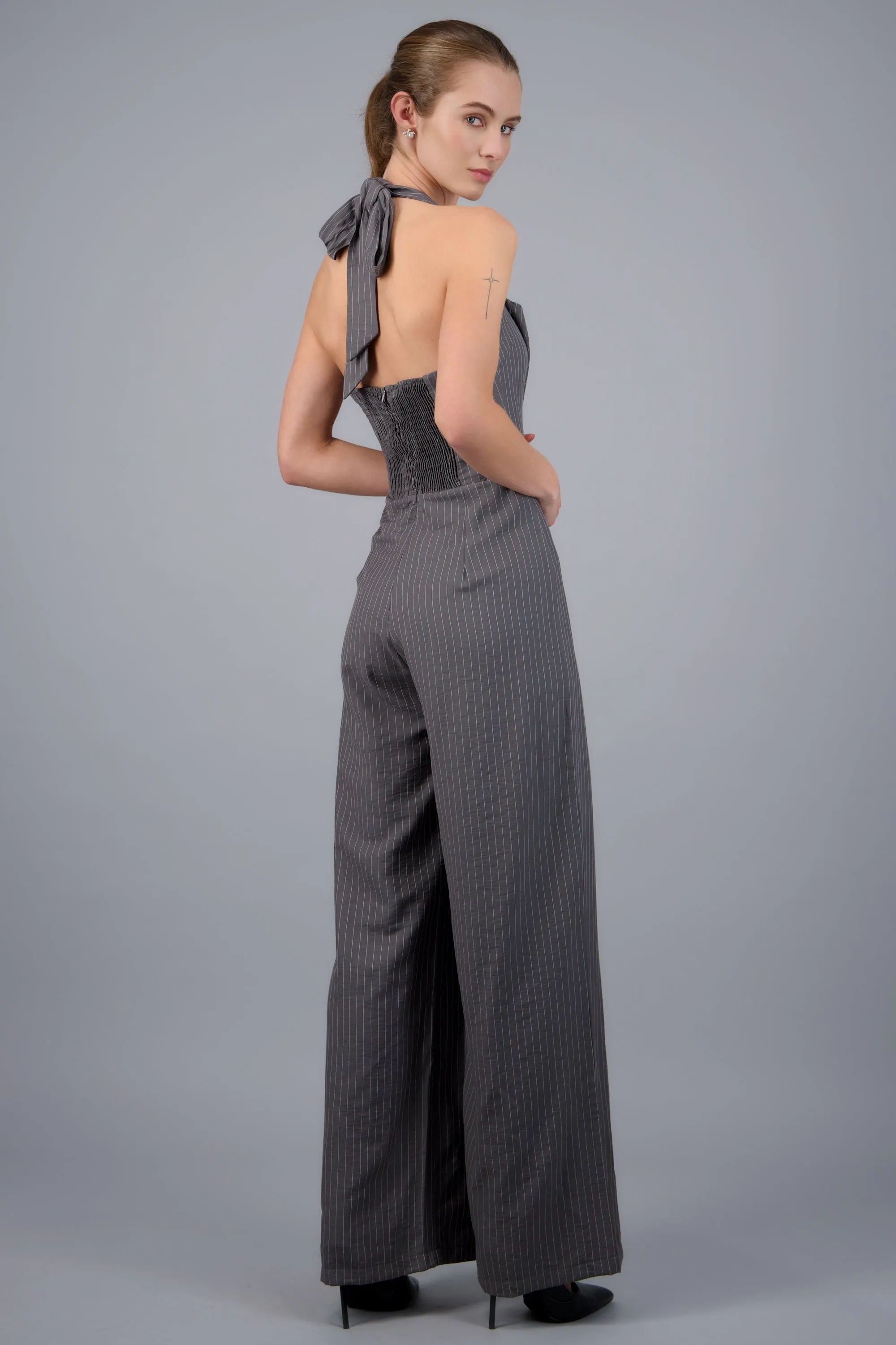 Jumpsuit halter de rayas sold by Shasa product image thumbnail 4