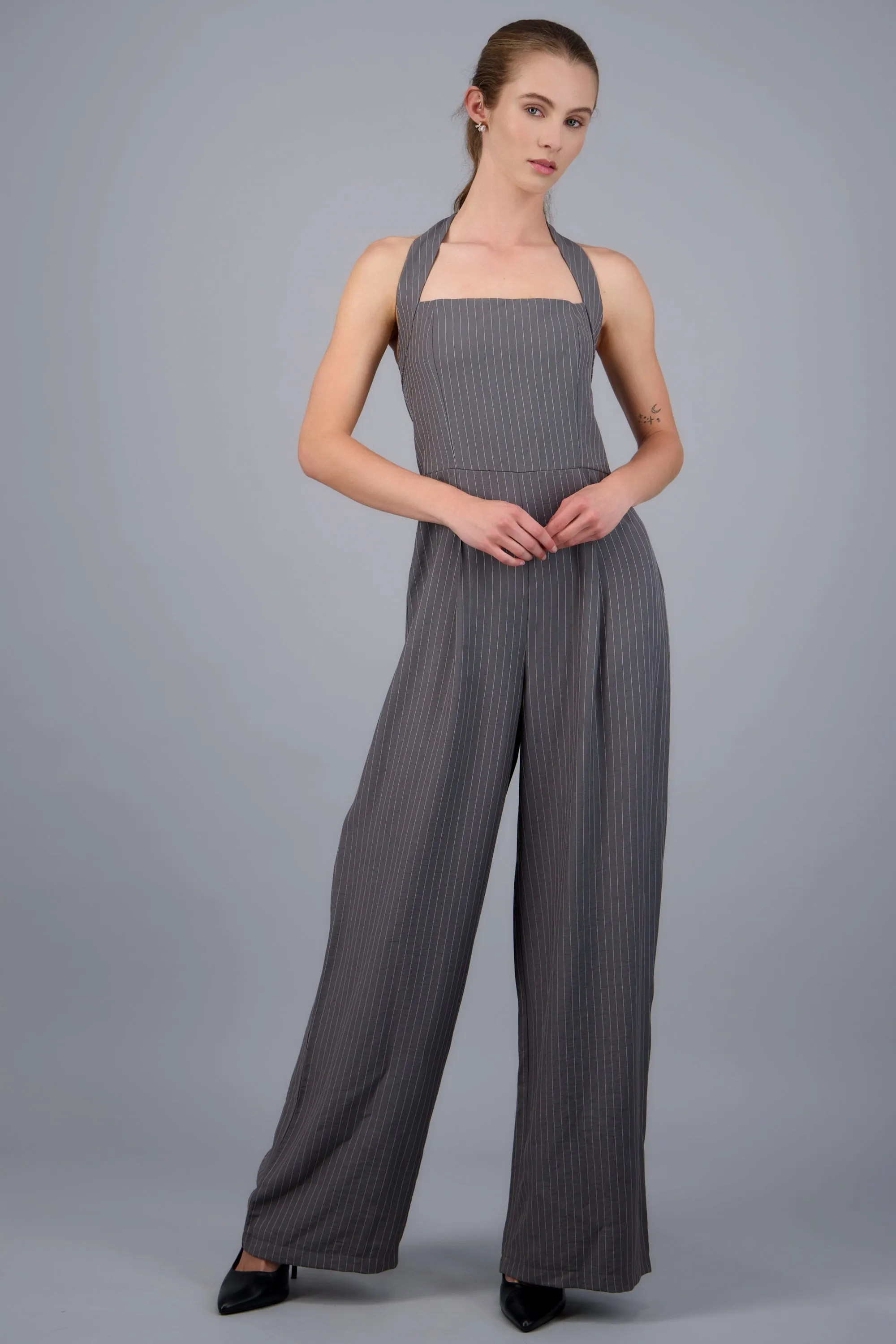 Jumpsuit halter de rayas sold by Shasa