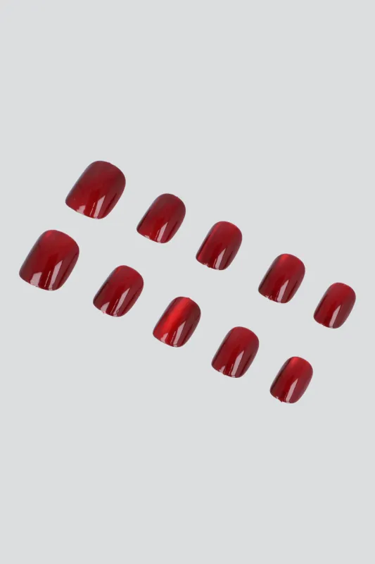 Uñas ojo de gato color cuadradas made by Shasa