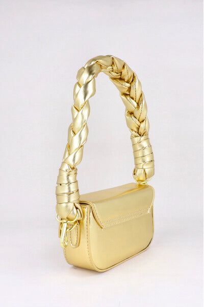 Bolsa metálica asa trenzada sold by Shasa product image thumbnail 3