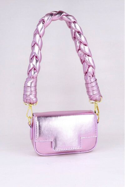 Bolsa metálica asa trenzada sold by Shasa product image thumbnail 4