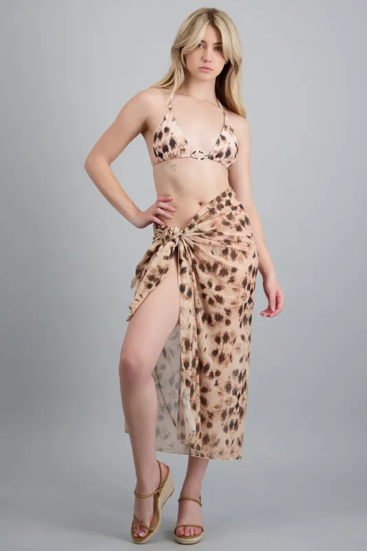 Bikini tres piezas estampado degradado made by Shasa