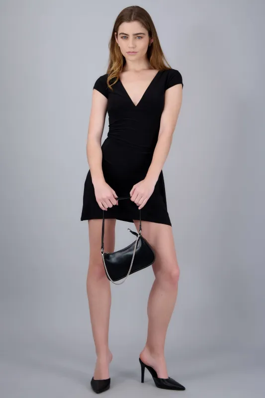 Vestido mini escote V made by Shasa