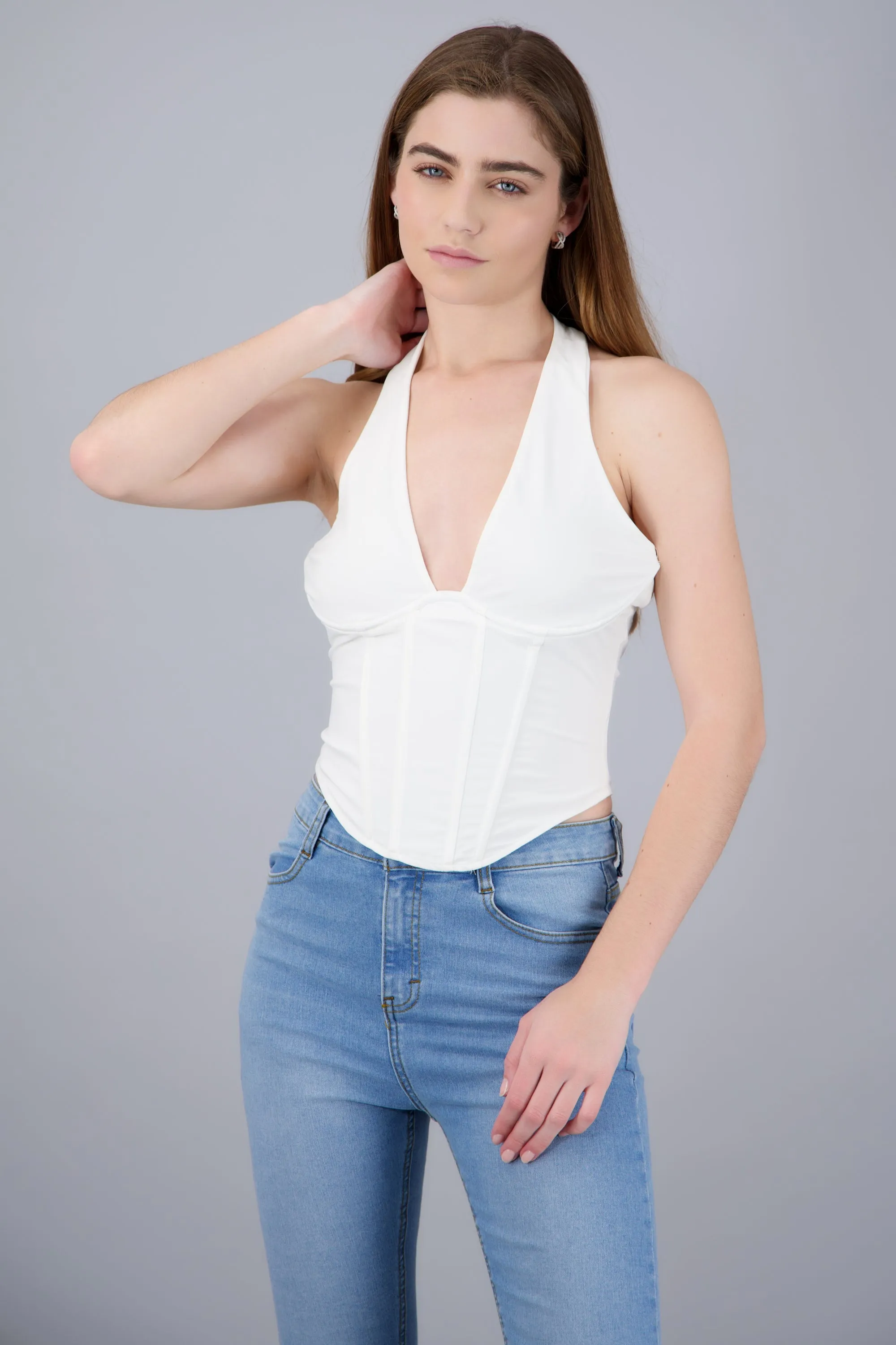 Top corset halter con varillas sold by Shasa product image thumbnail 2